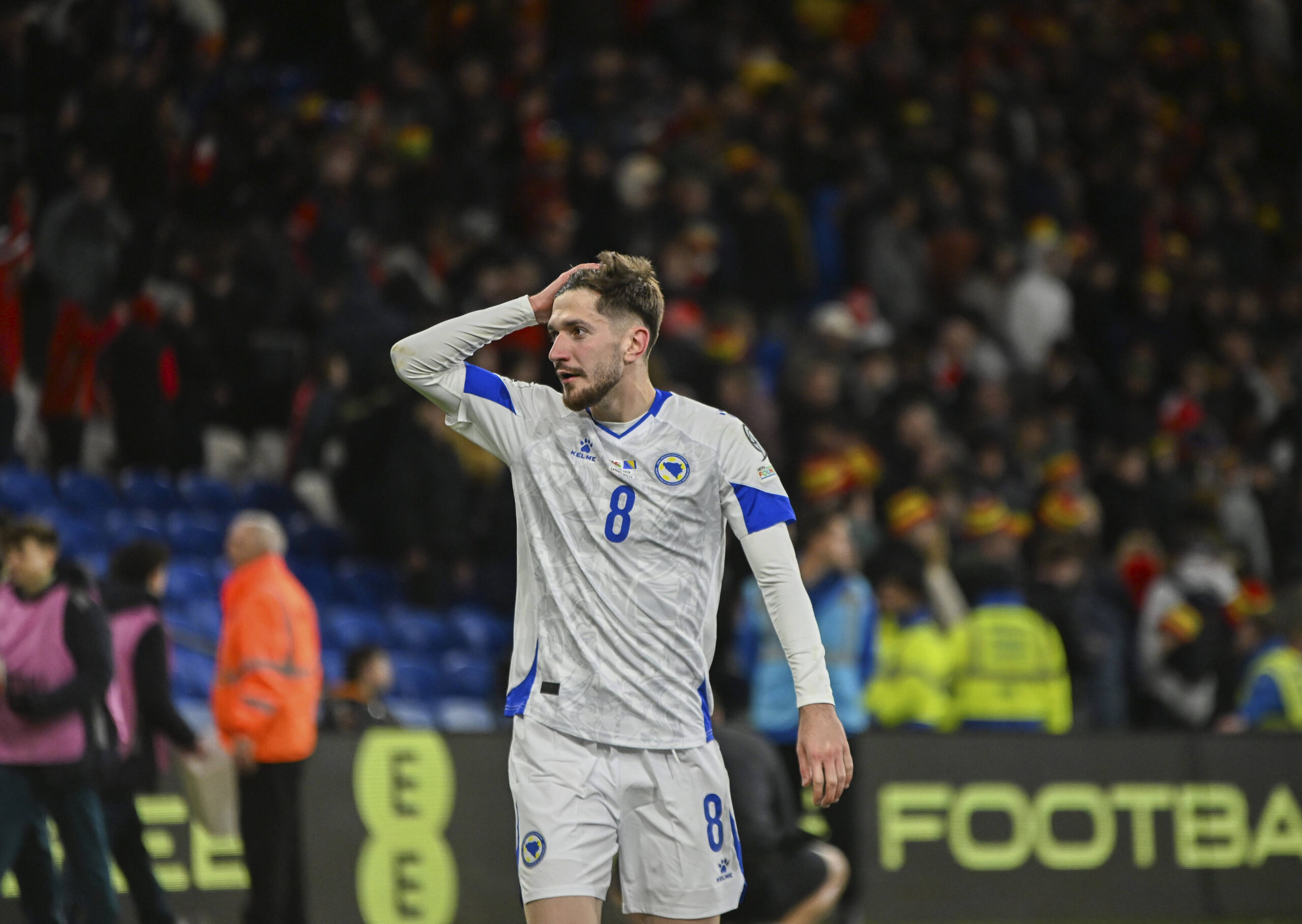 Armin Gigovic, centrocampista della nazionale bosniaca