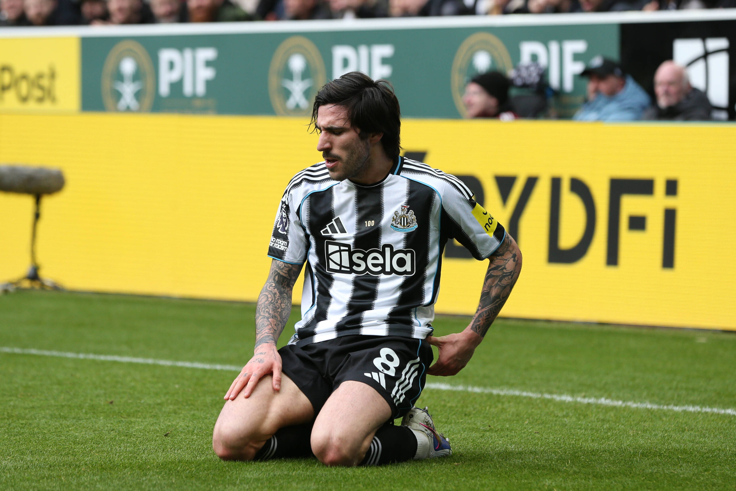 Sandro Tonali, centrocampista del Newcastle e della Nazionale Italiana