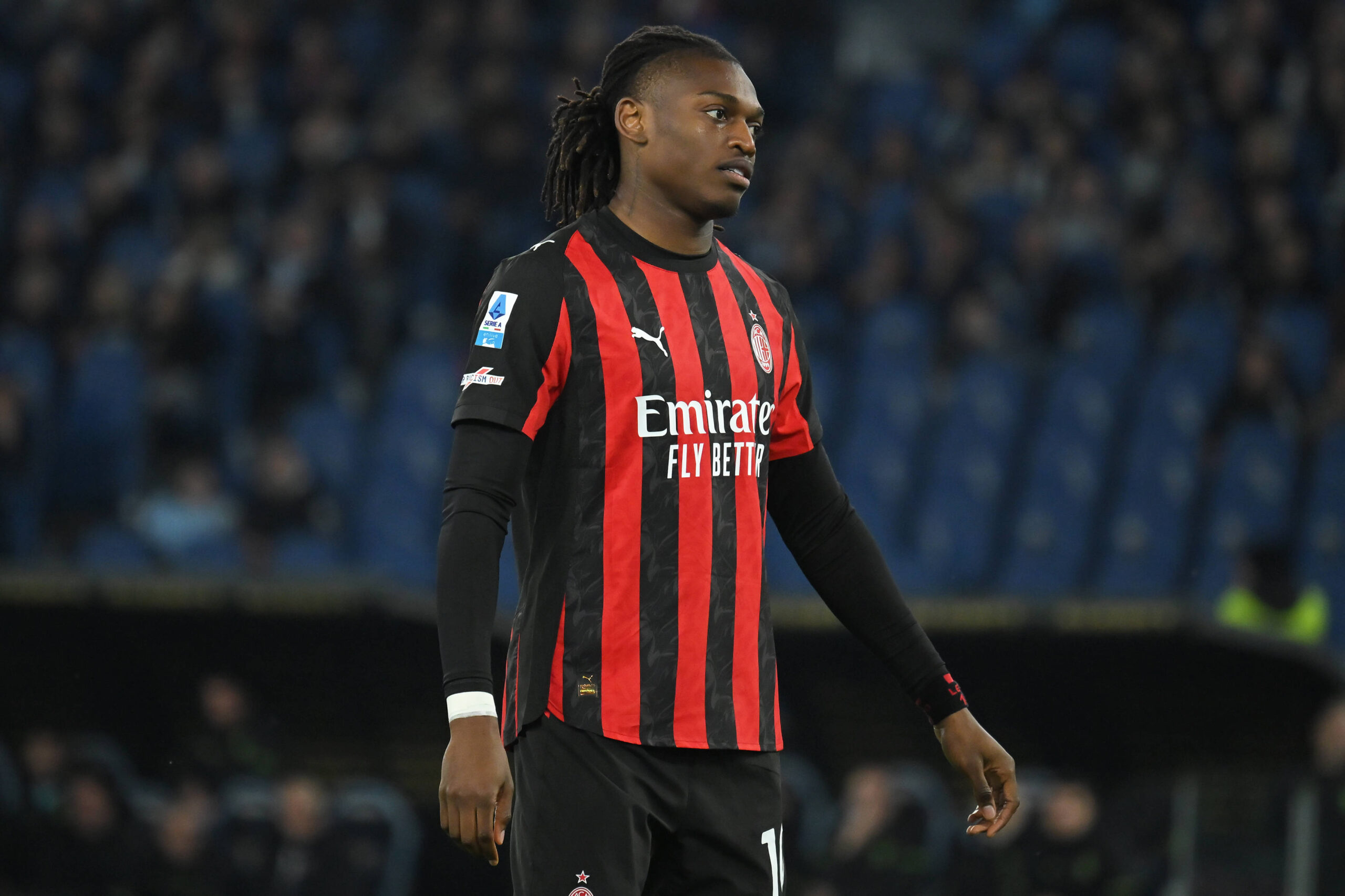 Rafa Leao durante Lazio-Milan