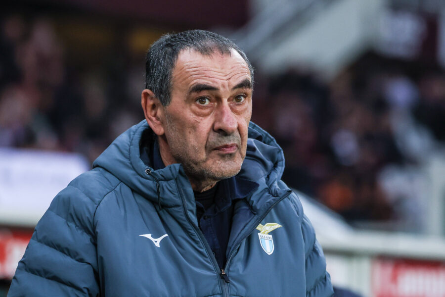 Maurizio Sarri durante Torino-Lazio