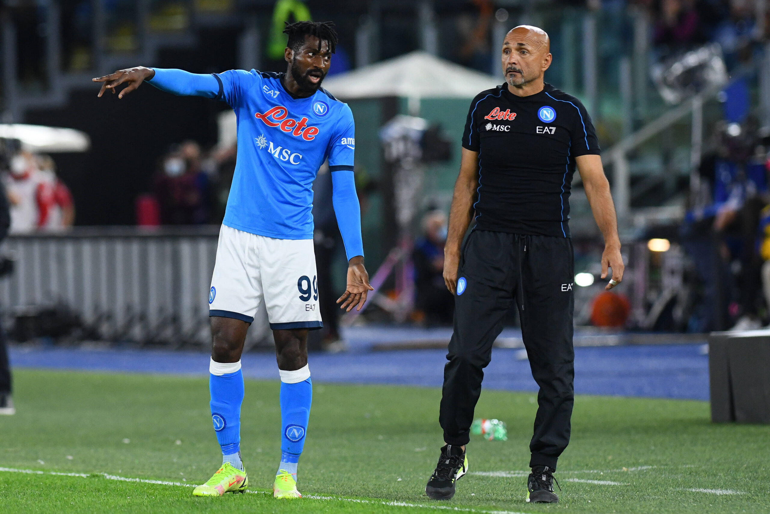 Spalletti e Zambo Anguissa