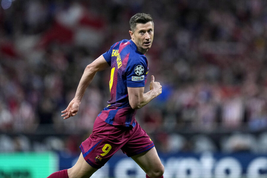 Lewandowski in scadenza a giugno col Barcellona