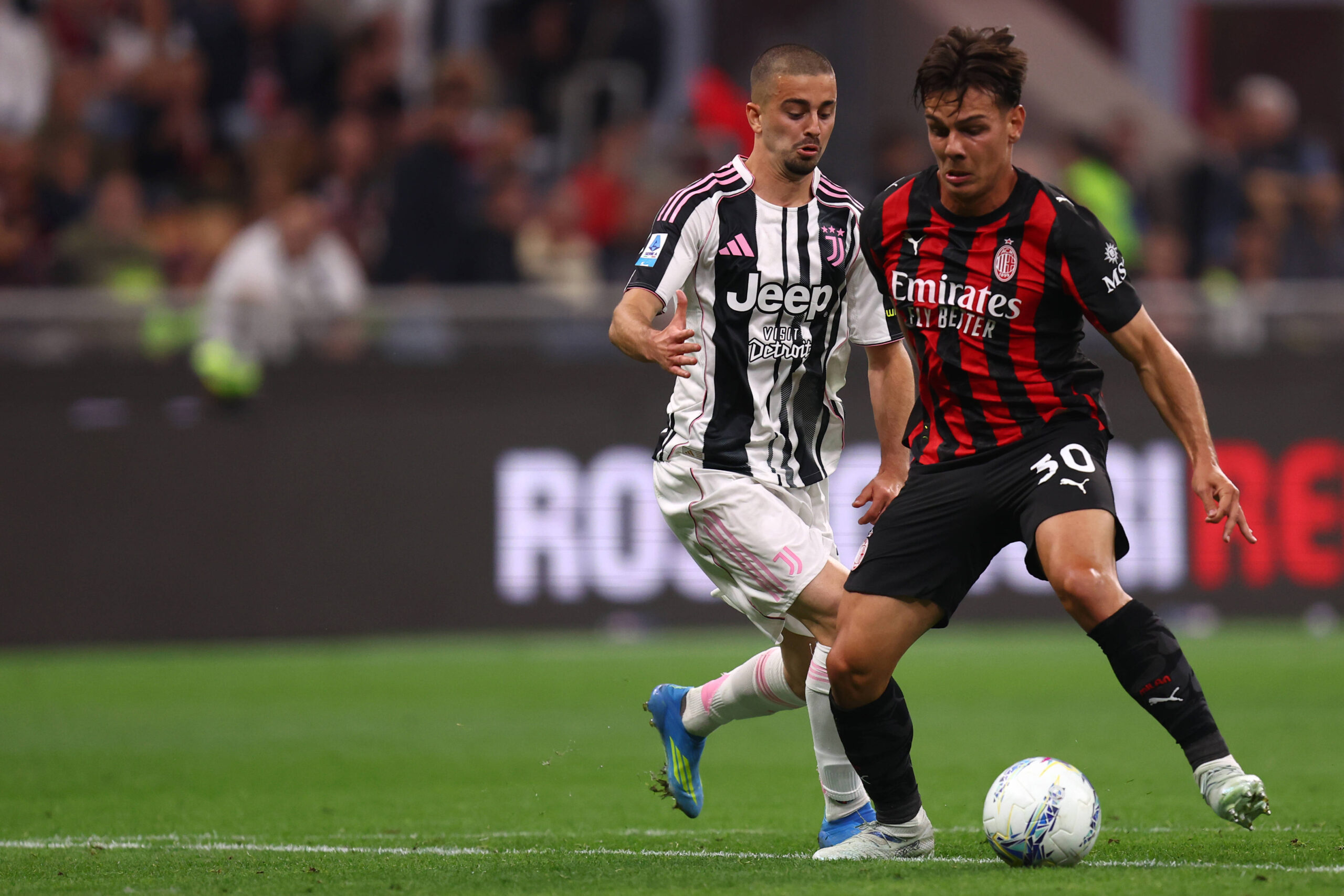 Jashari durante Milan-Juventus