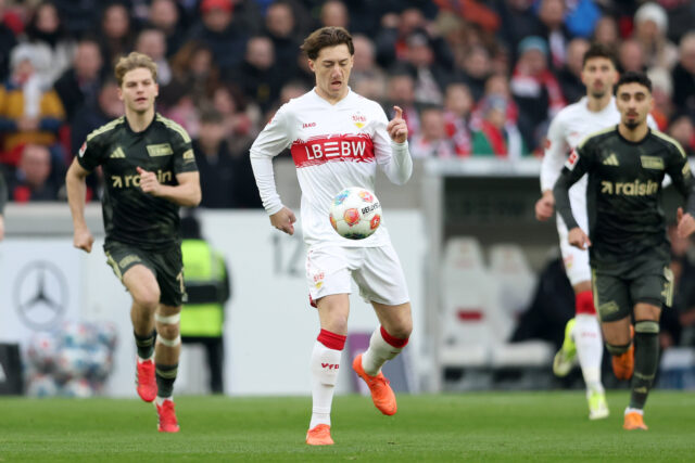 ANGELO STILLER, durante una partita con lo Stoccarda