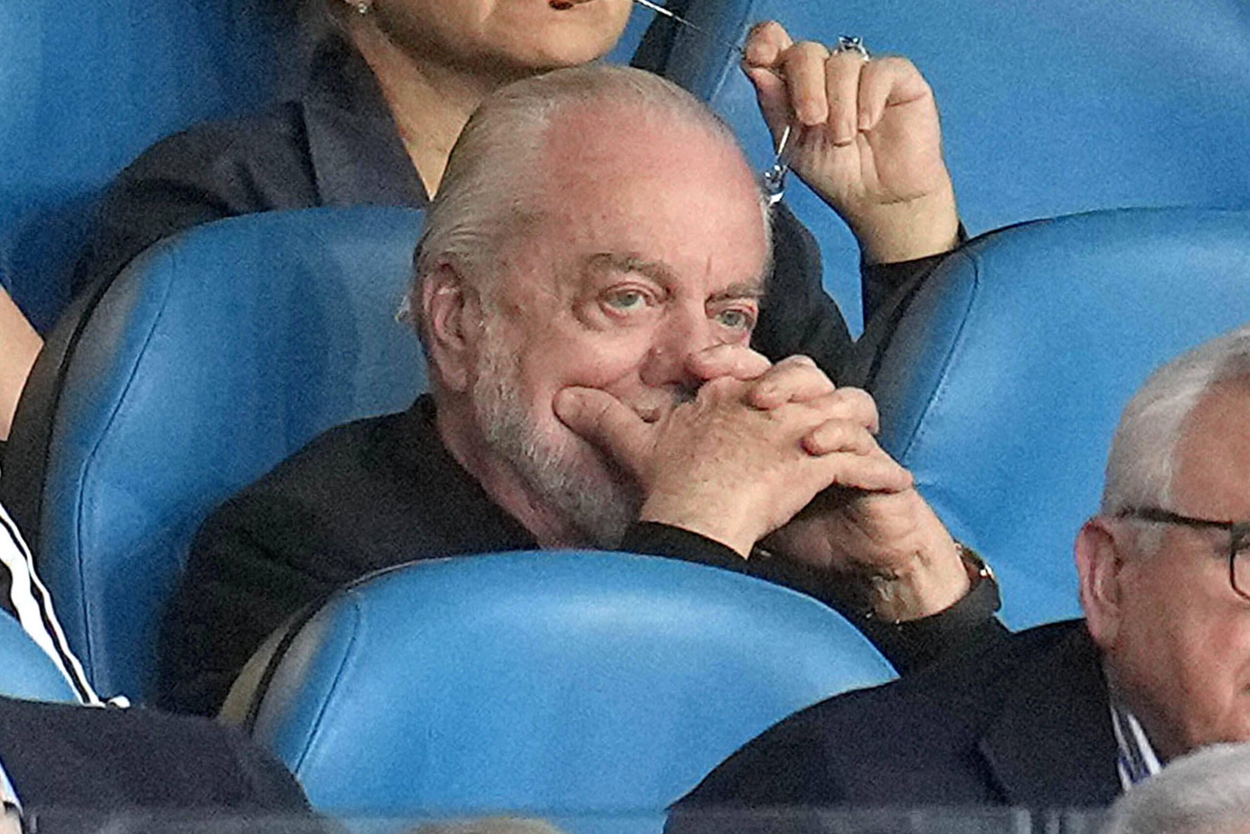 Il presidente del Napoli Aurelio De Laurentiis