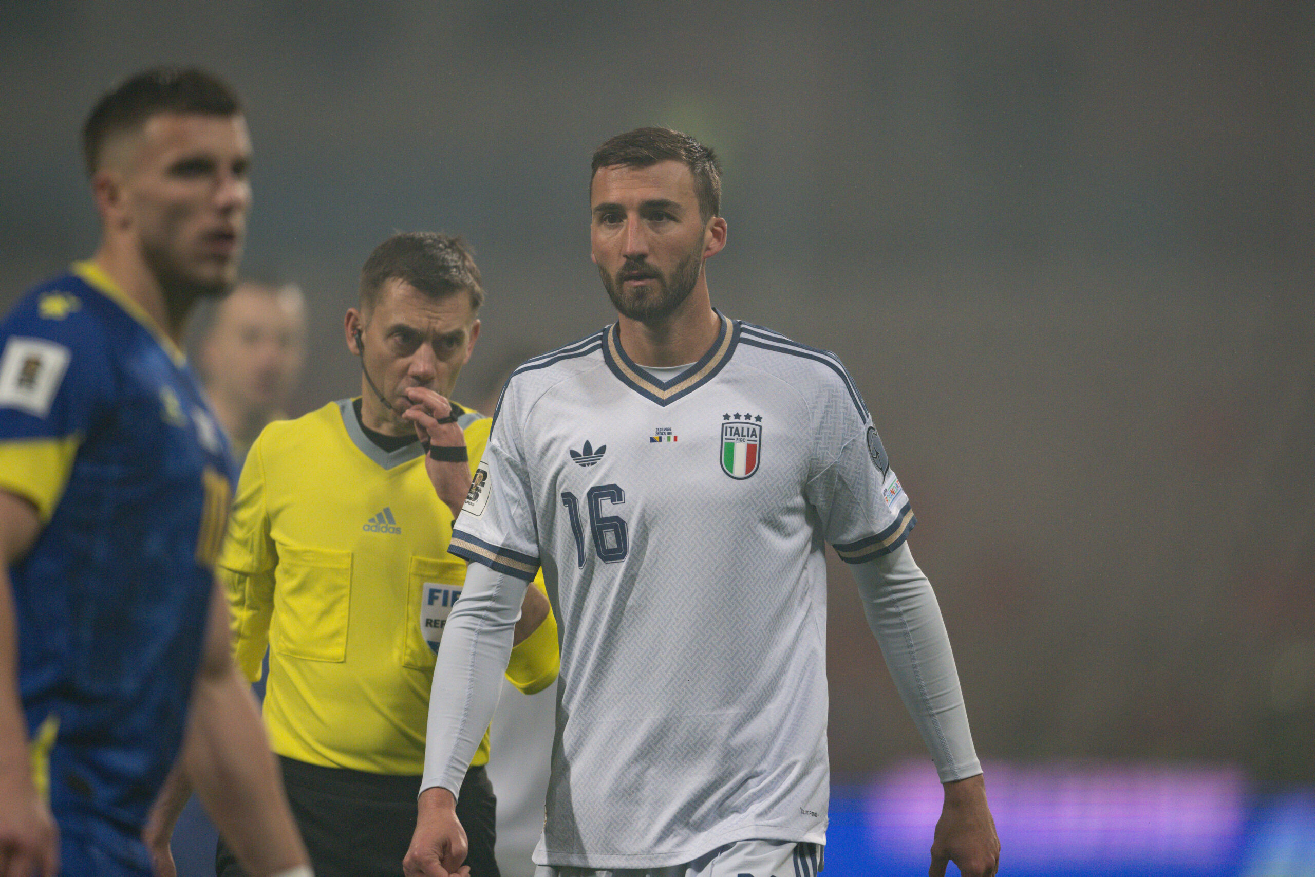 Cristante con la maglia dell'Italia