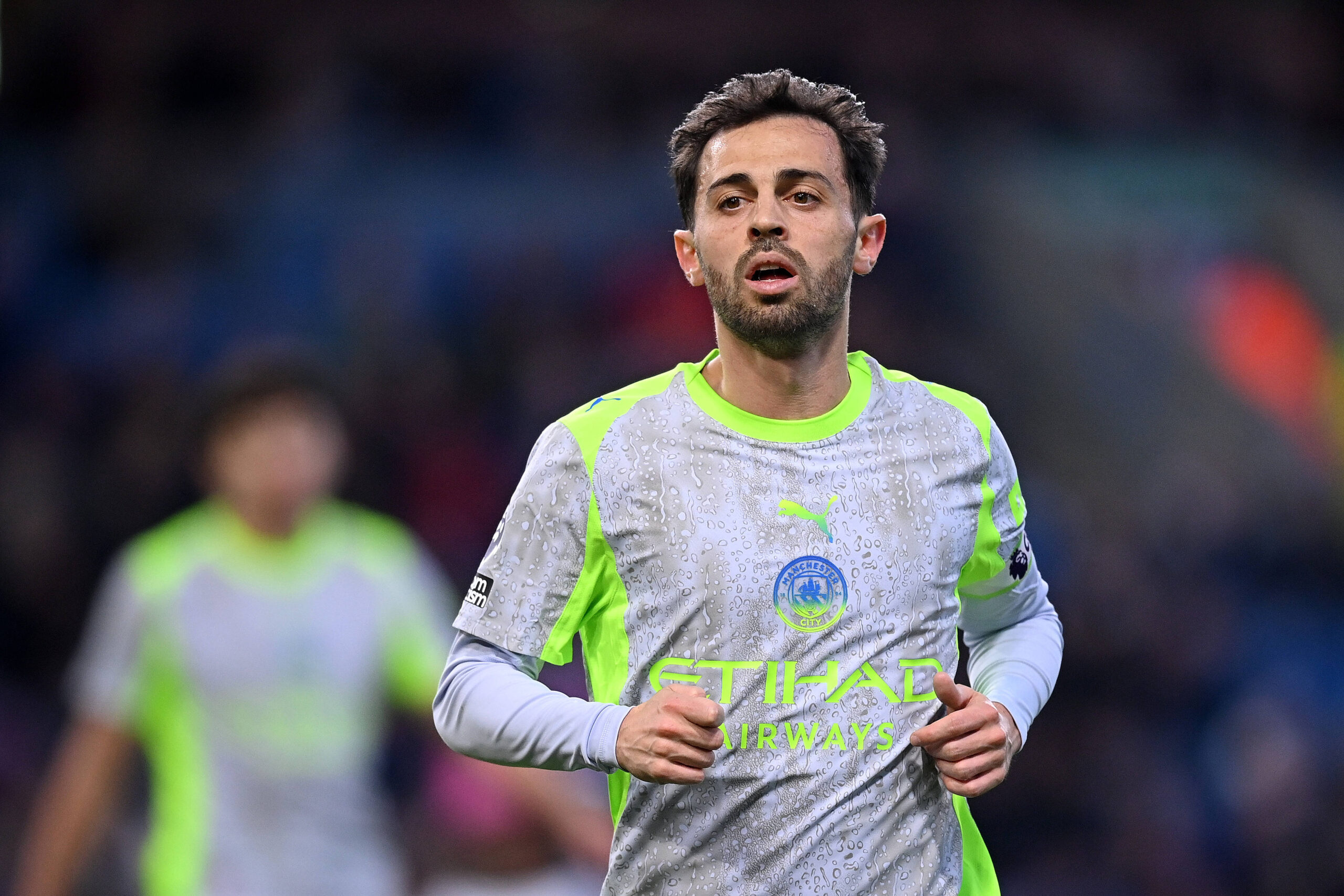 Bernardo Silva in azione con il Manchester City