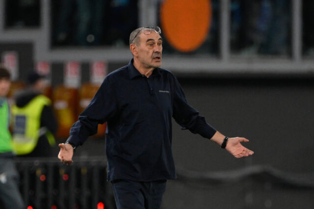Maurizio Sarri allenatore della Lazio
