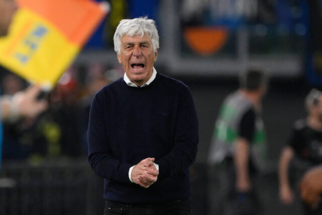 Gasperini durante Roma-Atalanta