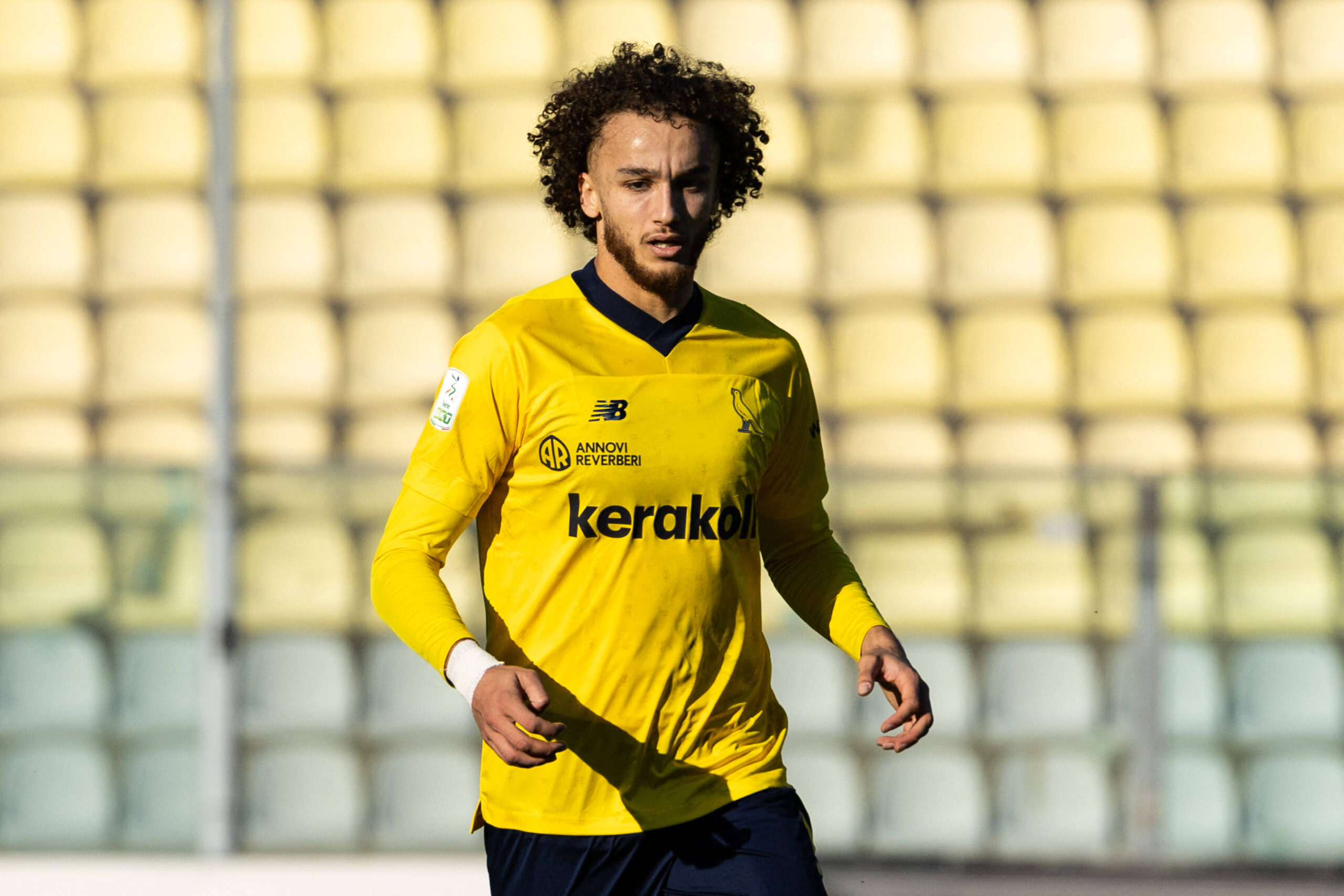 Yanis Massolin con la maglia del Modena