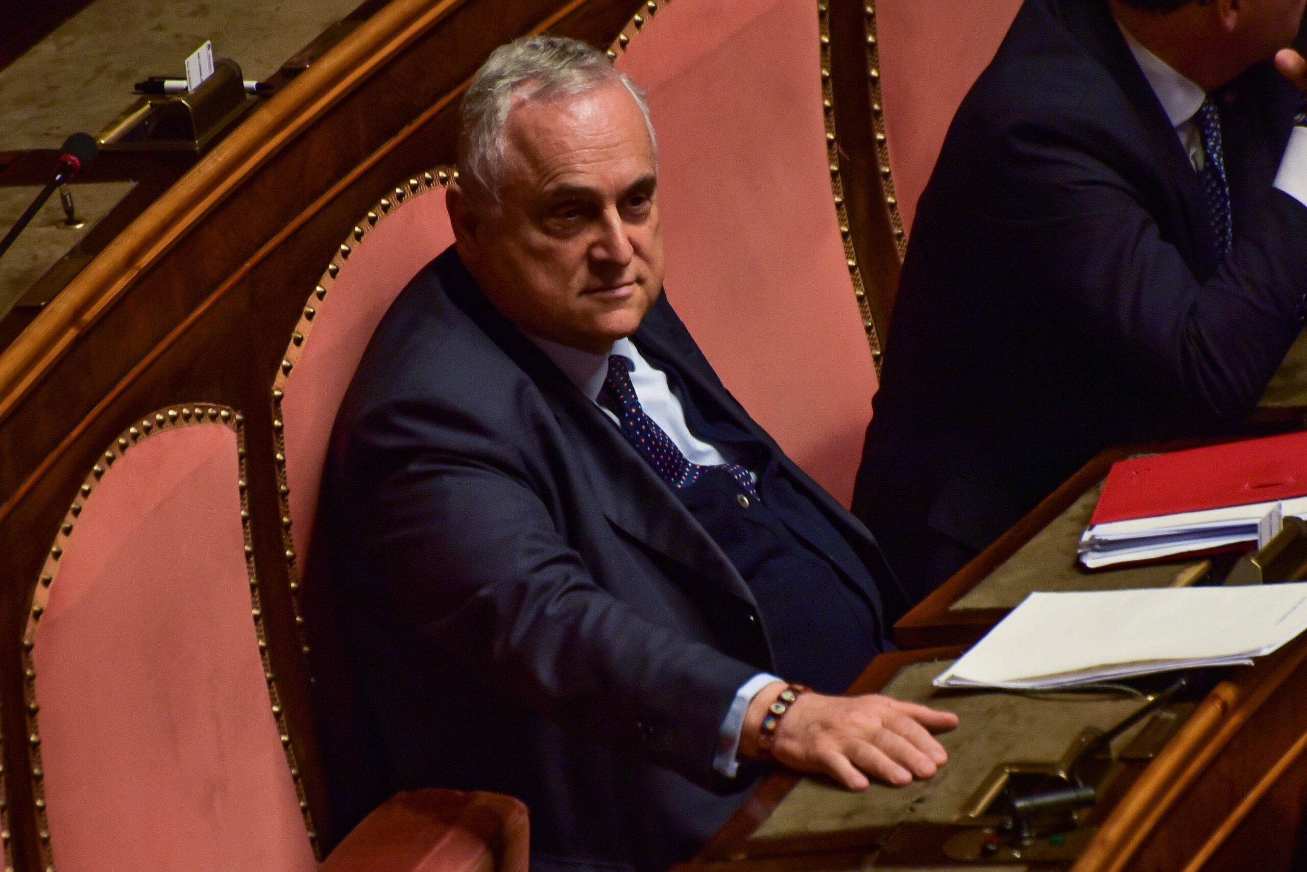 Claudio Lotito presidente della Lazio