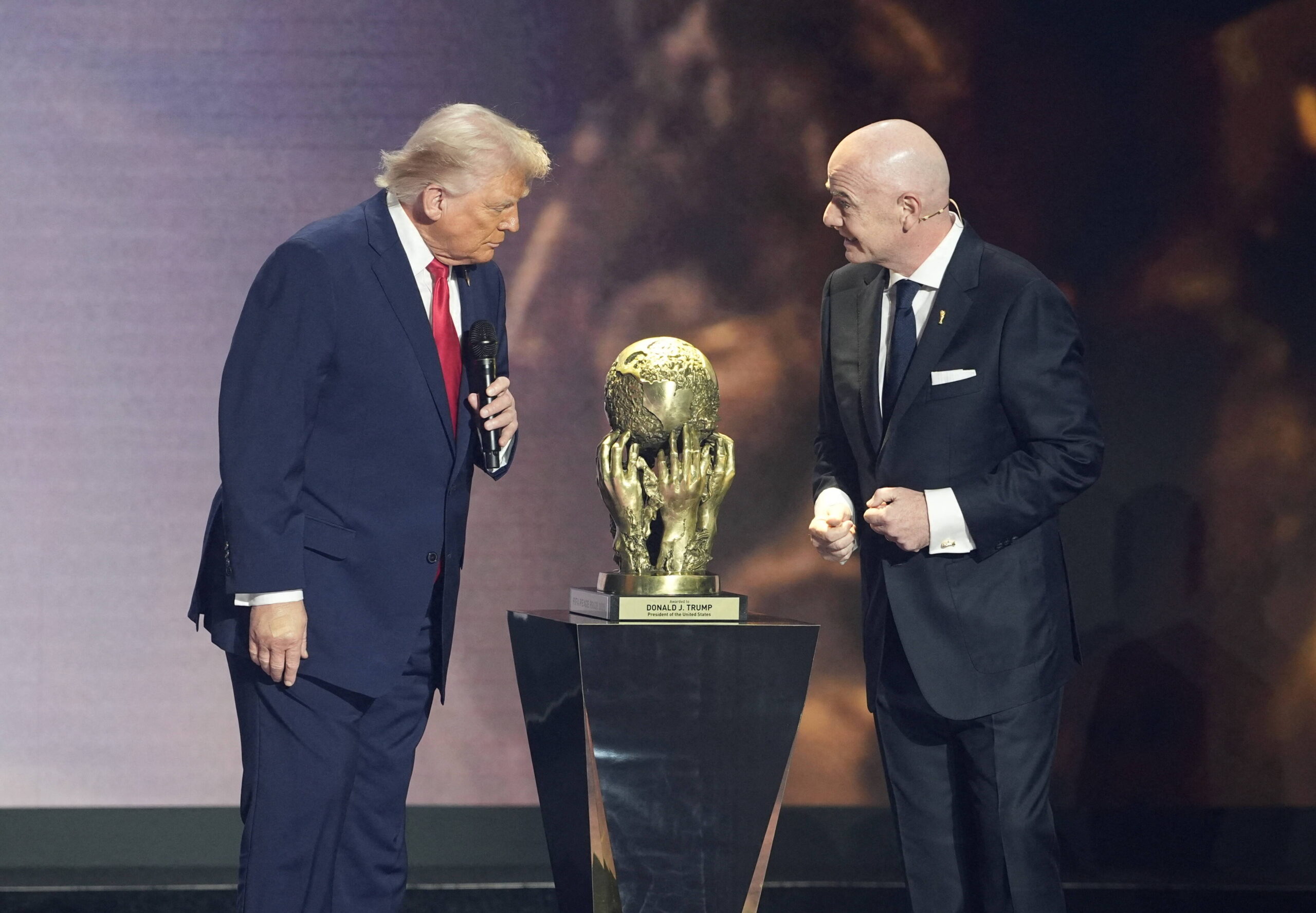 Donald Trump e Gianni Infantino