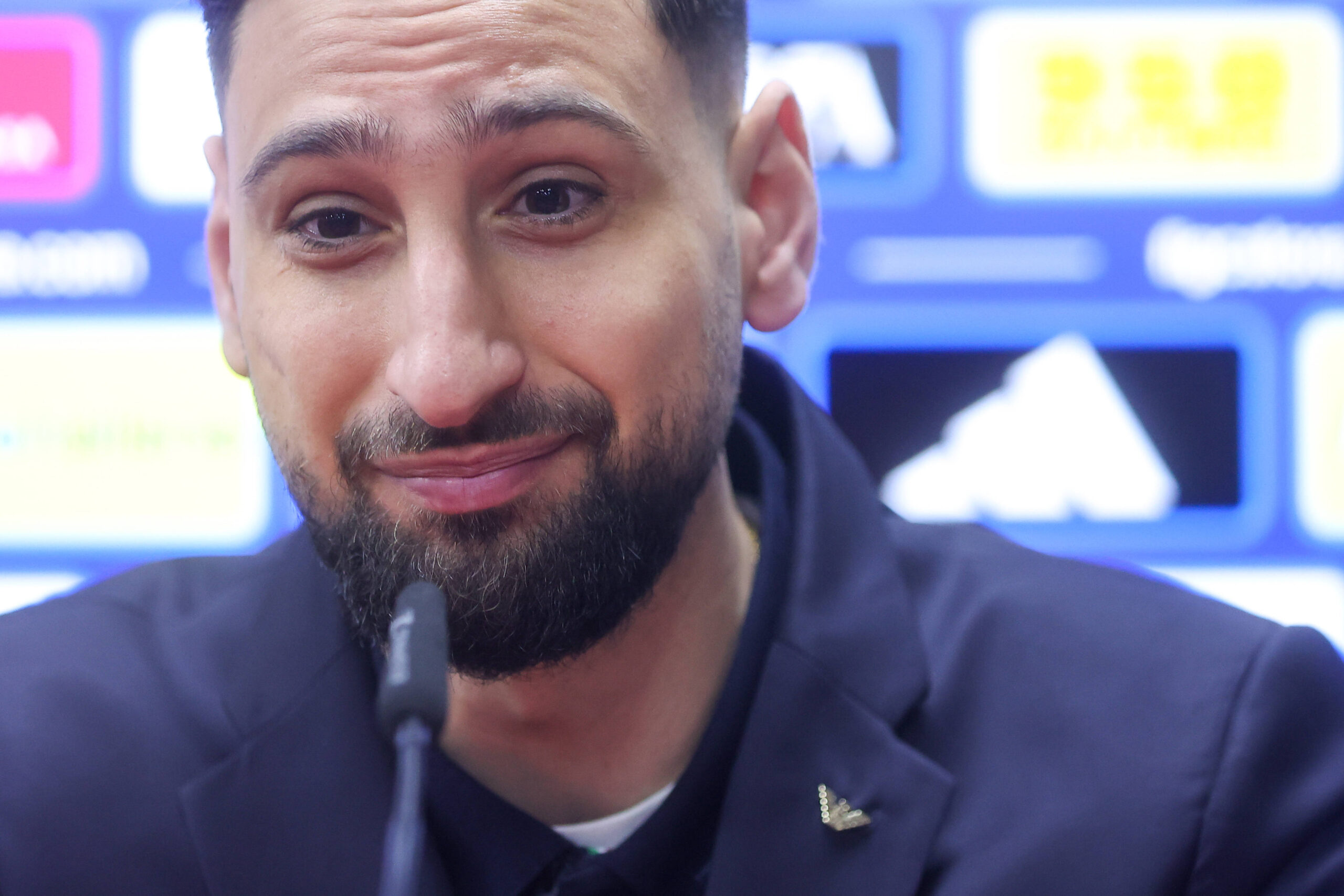 Il portiere della Nazionale Gianluigi Donnarumma