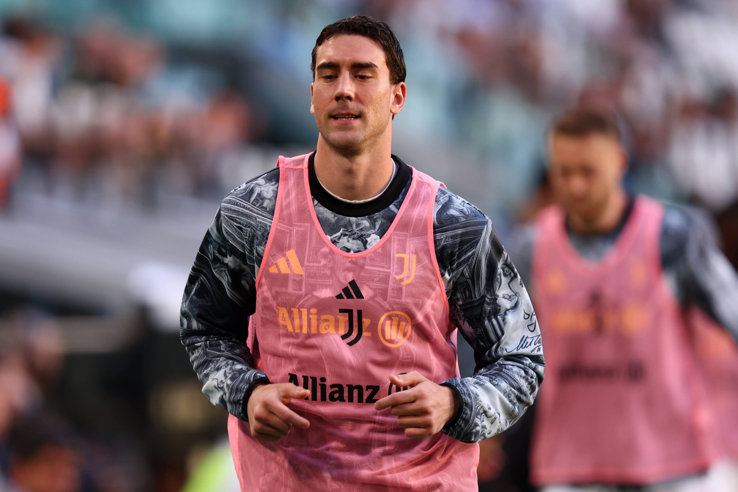 Dusan Vlahovic attaccante della Juventus