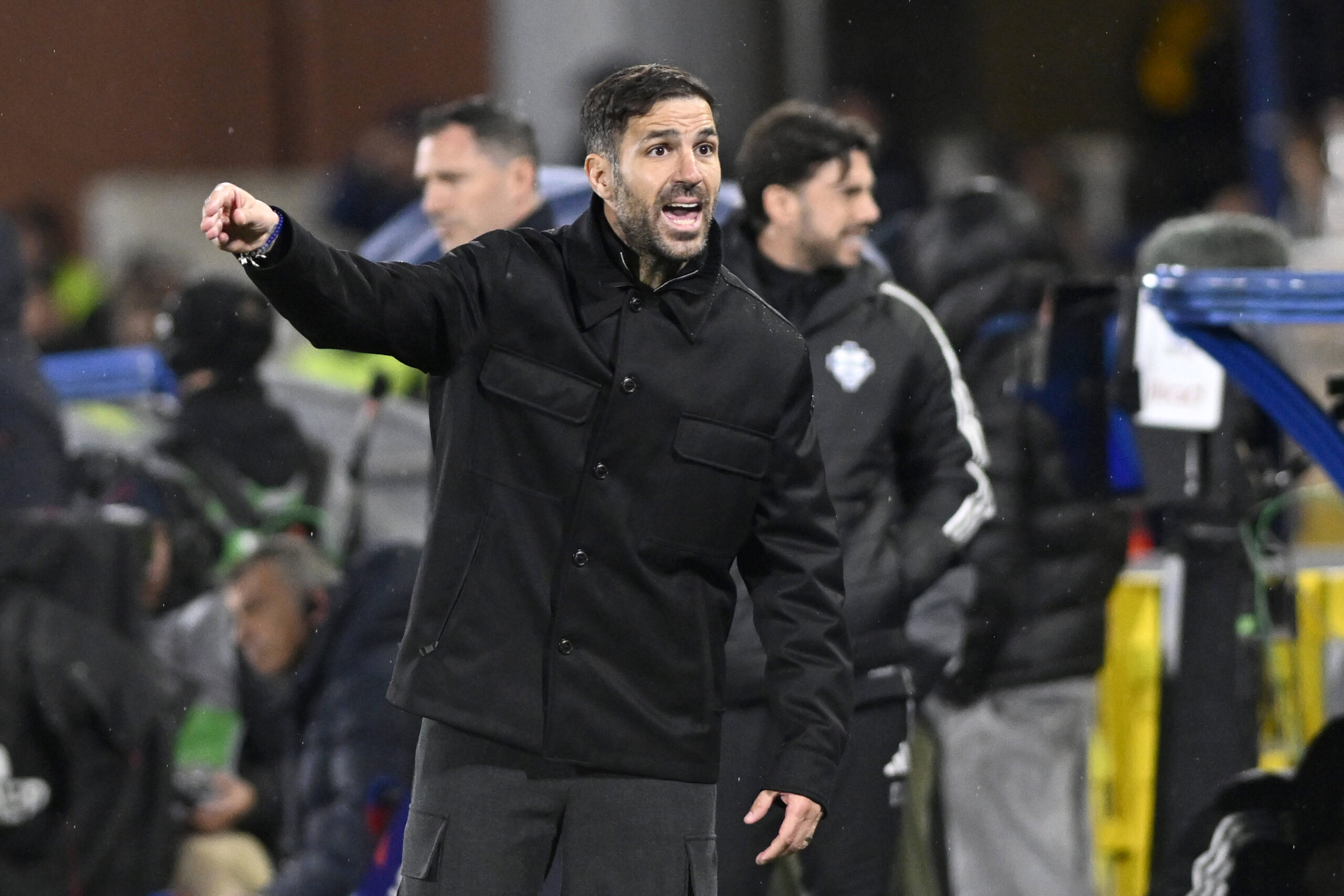 Fabregas durante Como-Roma