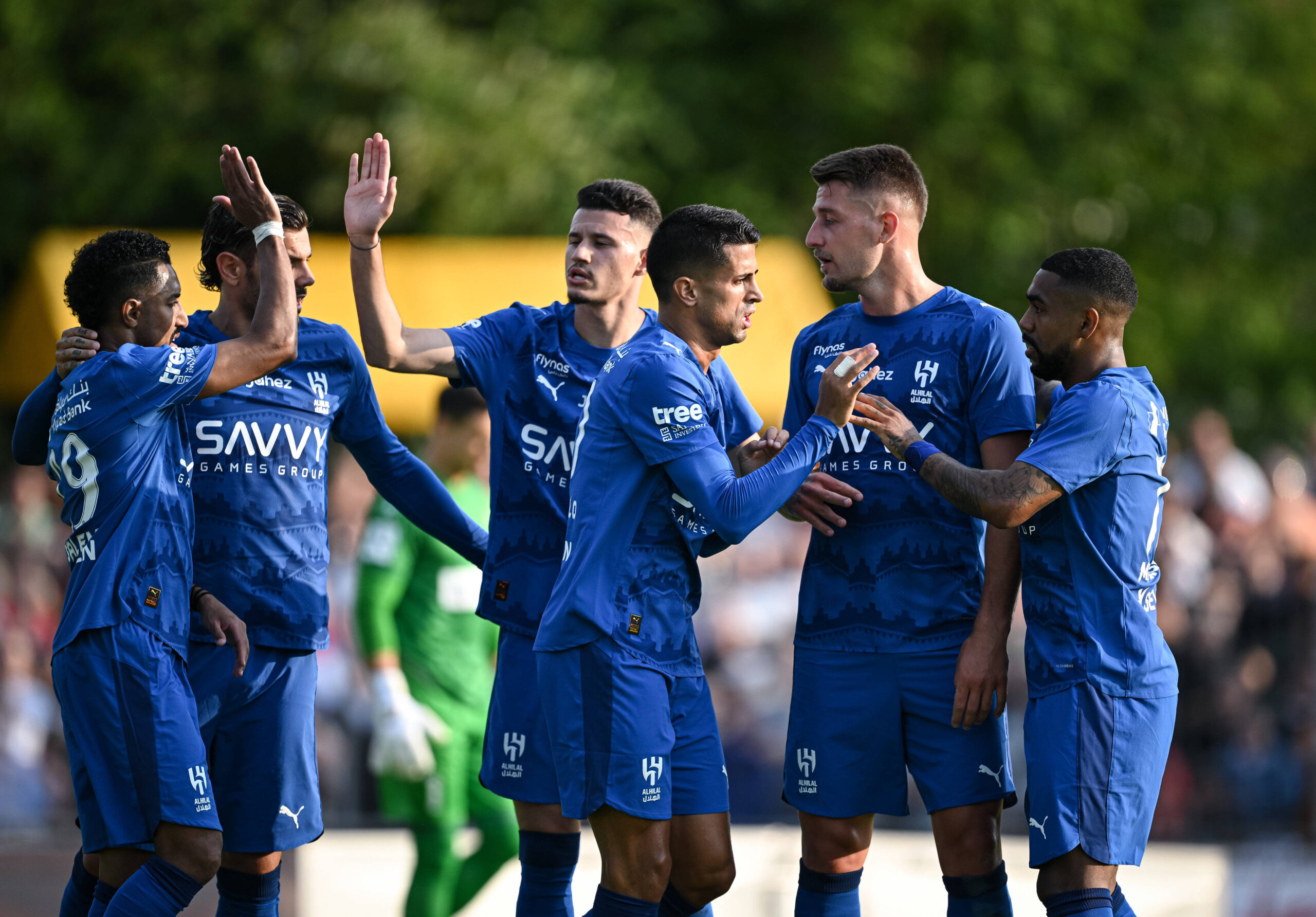 I giocatori dell'Al-Hilal