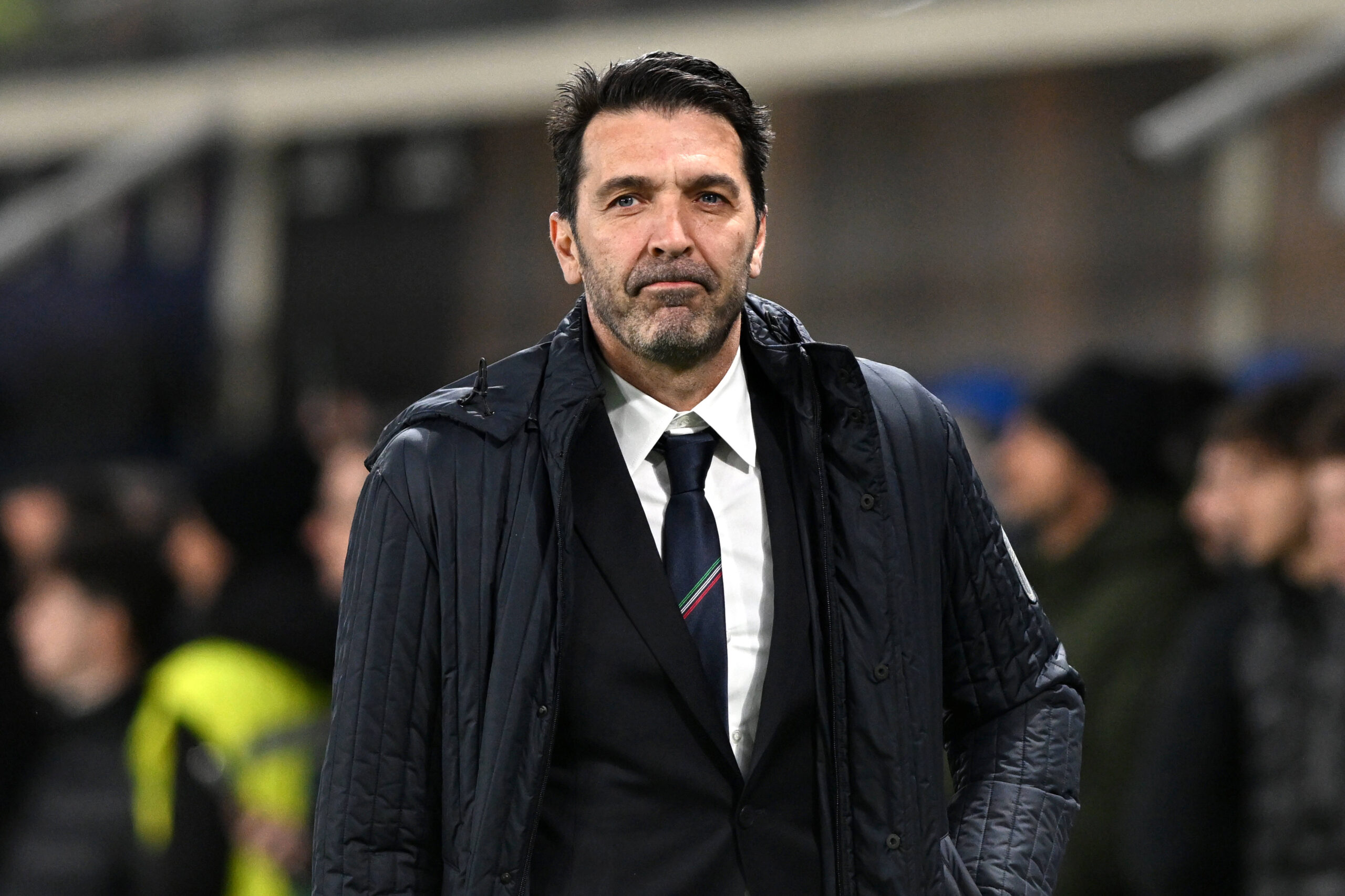 GIANLUIGI BUFFON, Capo Delegazione, Italia, KO Play Offs, Italy-Northern Ireland 2-0, single shot, primo piano, portrait QUALIFICAZIONI MONDIALI 2026 ITALIA-IRLANDA DEL NORD 2-0 KO Play