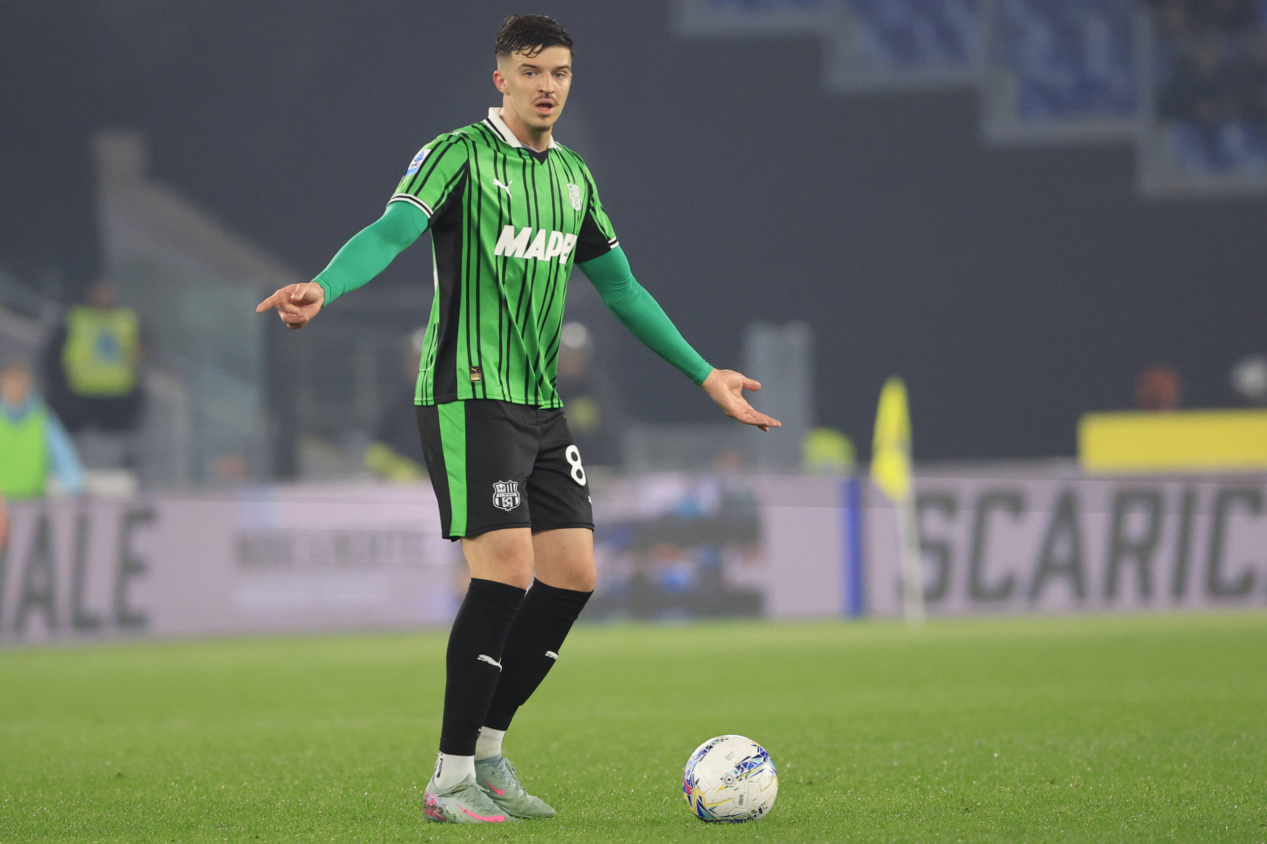 Muharemovic durante Lazio-Sassuolo