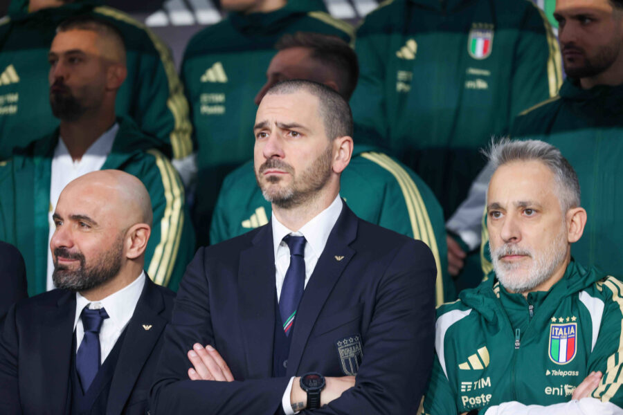 Bonucci durante Italia-Irlanda del Nord