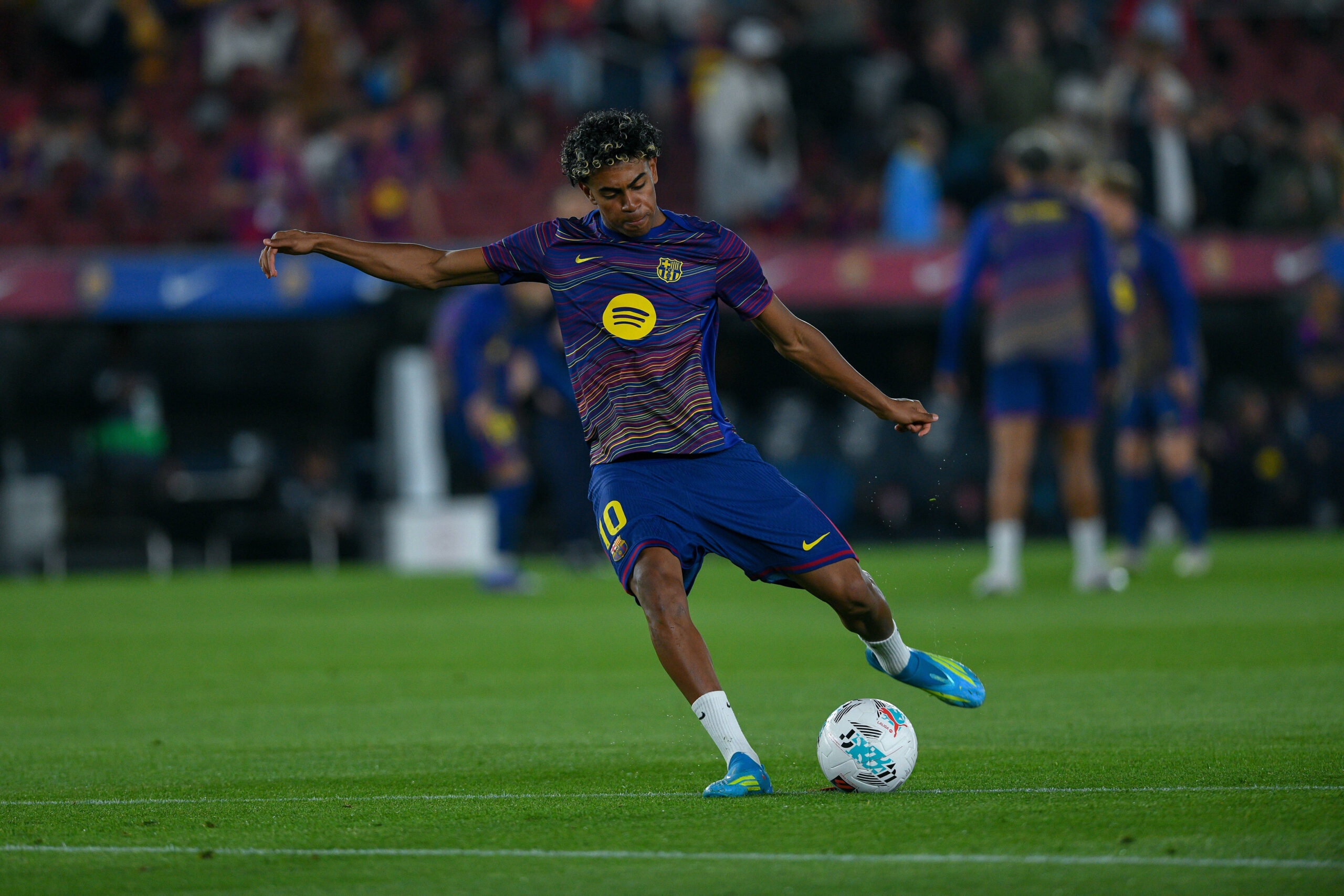 Il classe 2007 del Barcellona Lamine Yamal