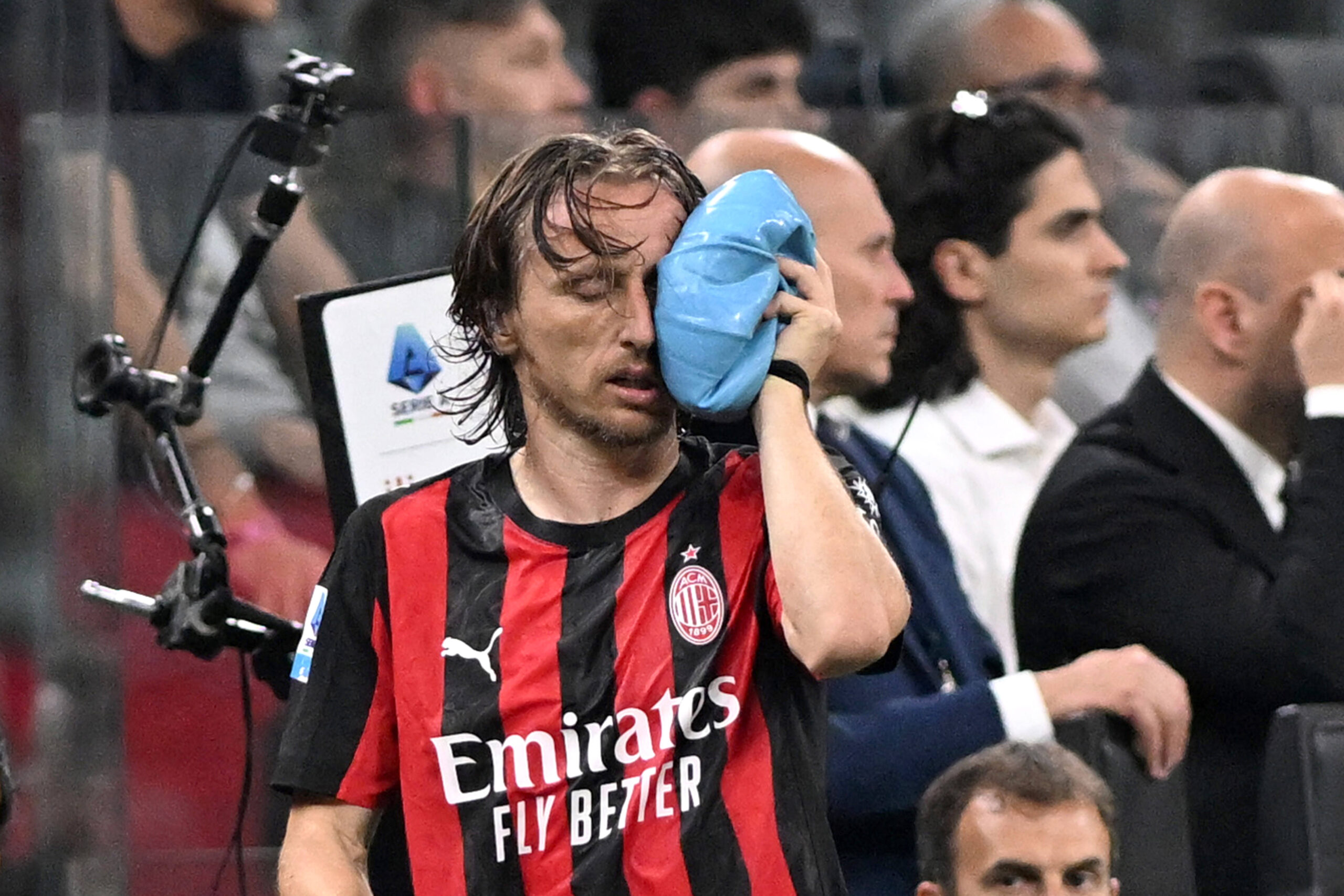 Il centrocampista del Milan Luka Modric