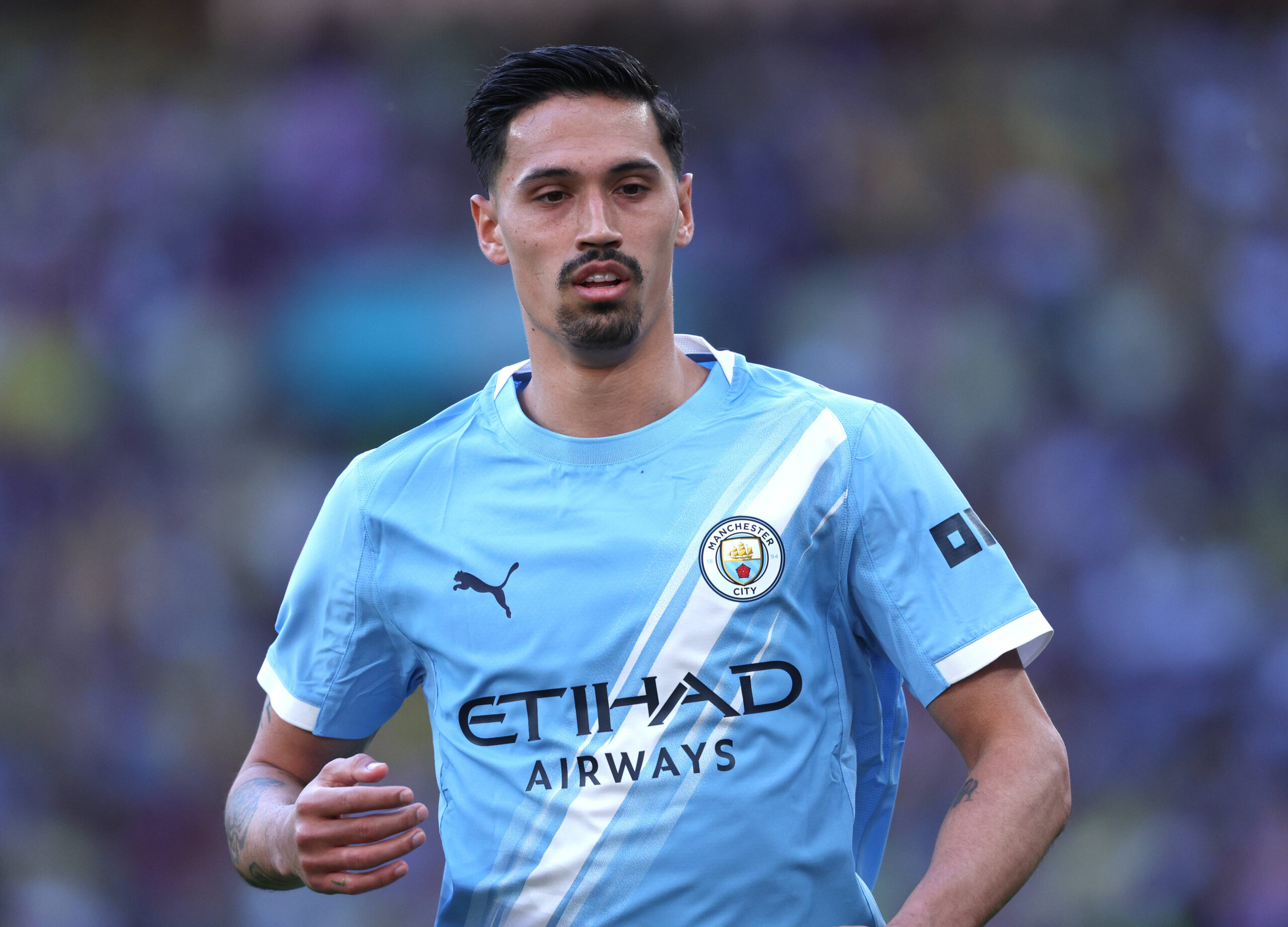 Manchester City v Southampton - Emirates FA Cup Semi Final Tijjani Reijnders of Manchester City running during the Emirates FA Cup Semi Final match between Manchester City and Southampton on April 25, 2026 in London, England. WARNING! This Photograph May Only Be Used For Newspaper And Or Magazine Editorial Purposes. May Not Be Used For Publications Involving 1 player, 1 Club Or 1 Competition Without Written Authorisation From Football DataCo Ltd. For Any Queries, Please Contact Football DataCo Ltd on +44 (0) 207 864 9121 London Wembley Stadium England United Kingdom Copyright: xAllstarxPicturexLibraryxLtdx