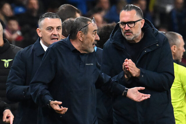 Maurizio Sarri allenatore della Lazio