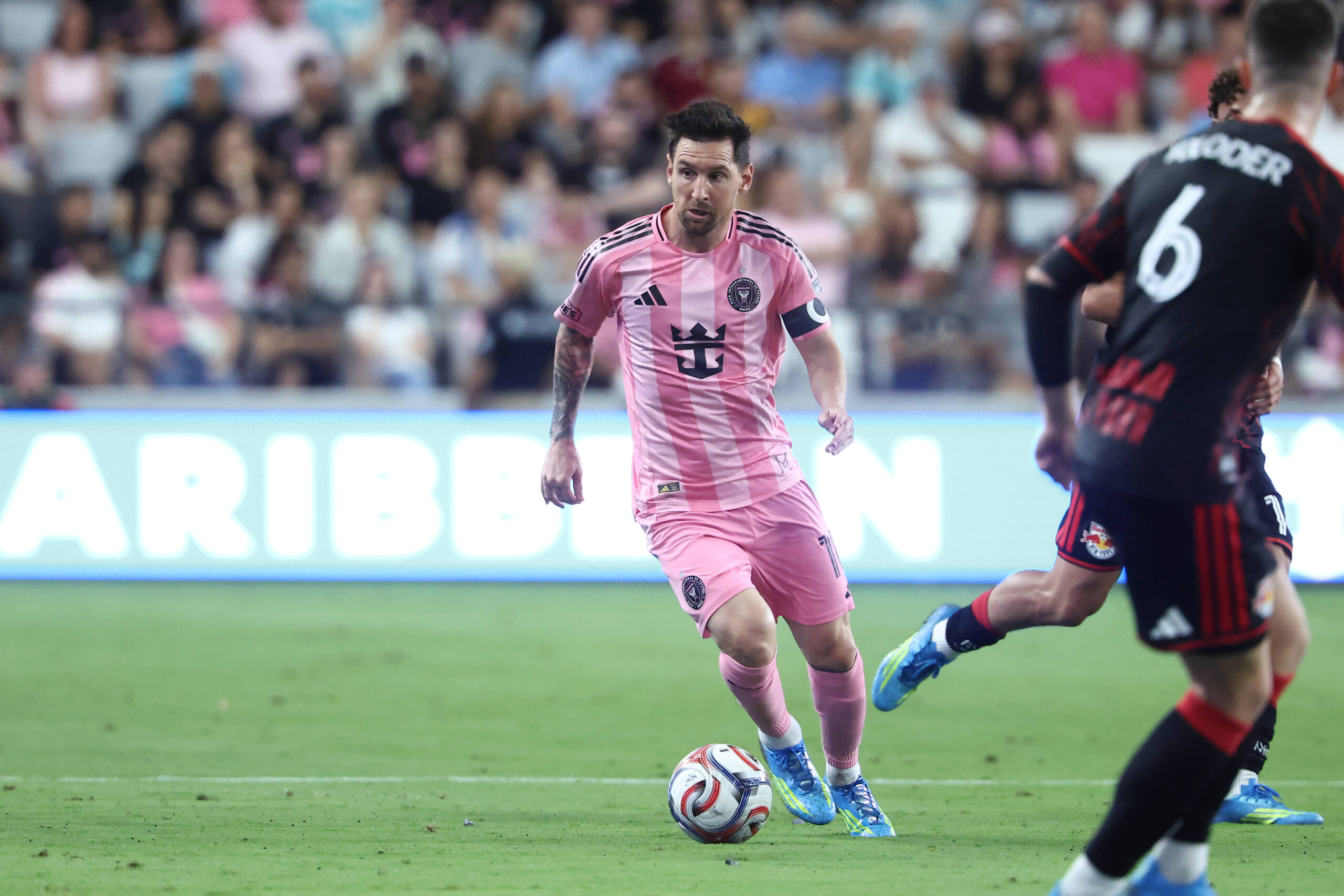 Messi durante una partita dell'Inter Miami