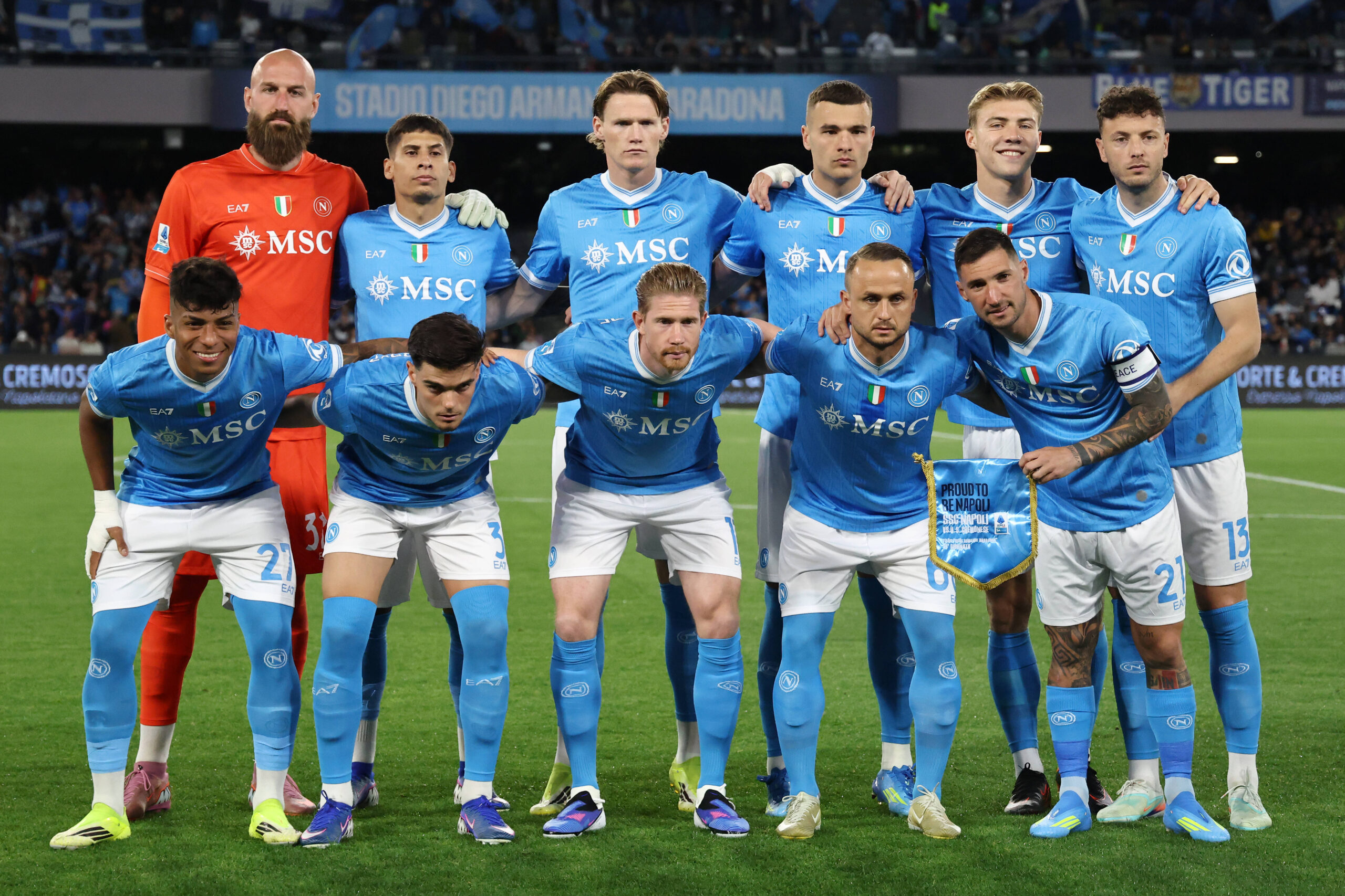 La formazione del Napoli contro la Cremonese