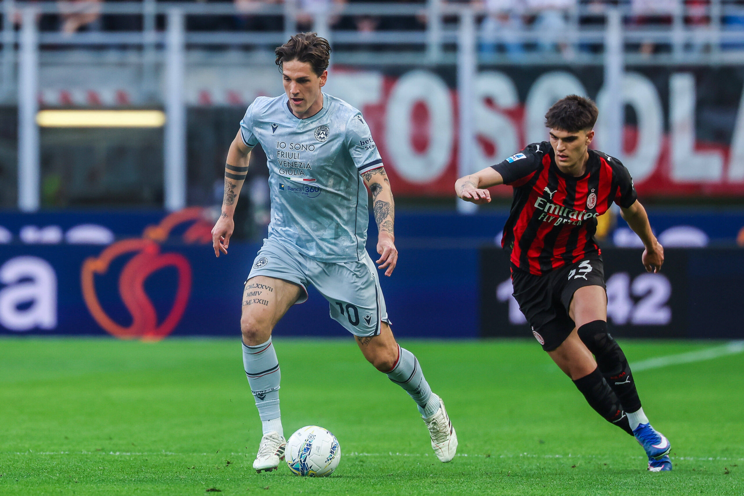 Nicolò Zaniolo, attaccante in forza all'Udinese