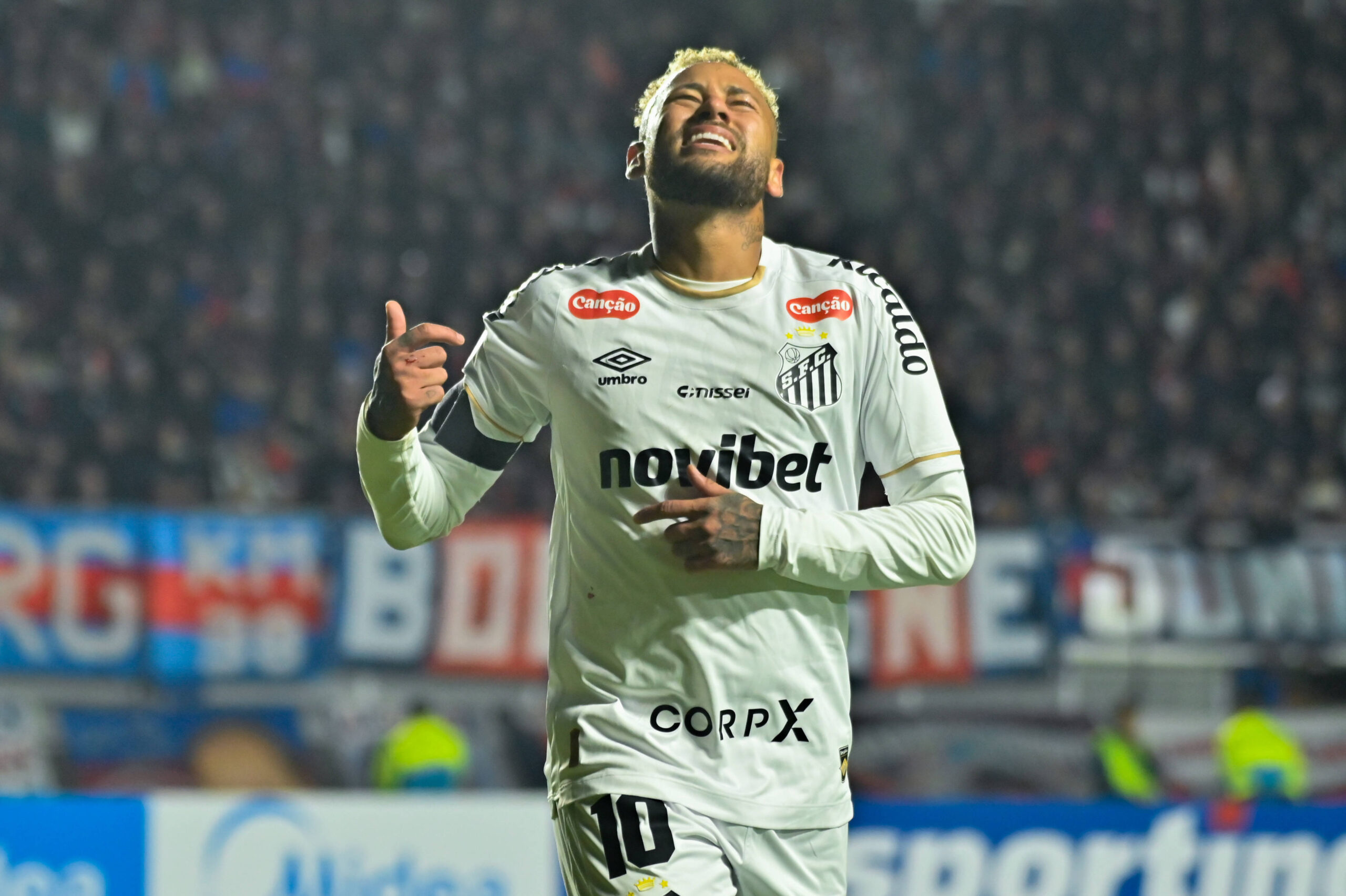 Neymar in una partita di campionato