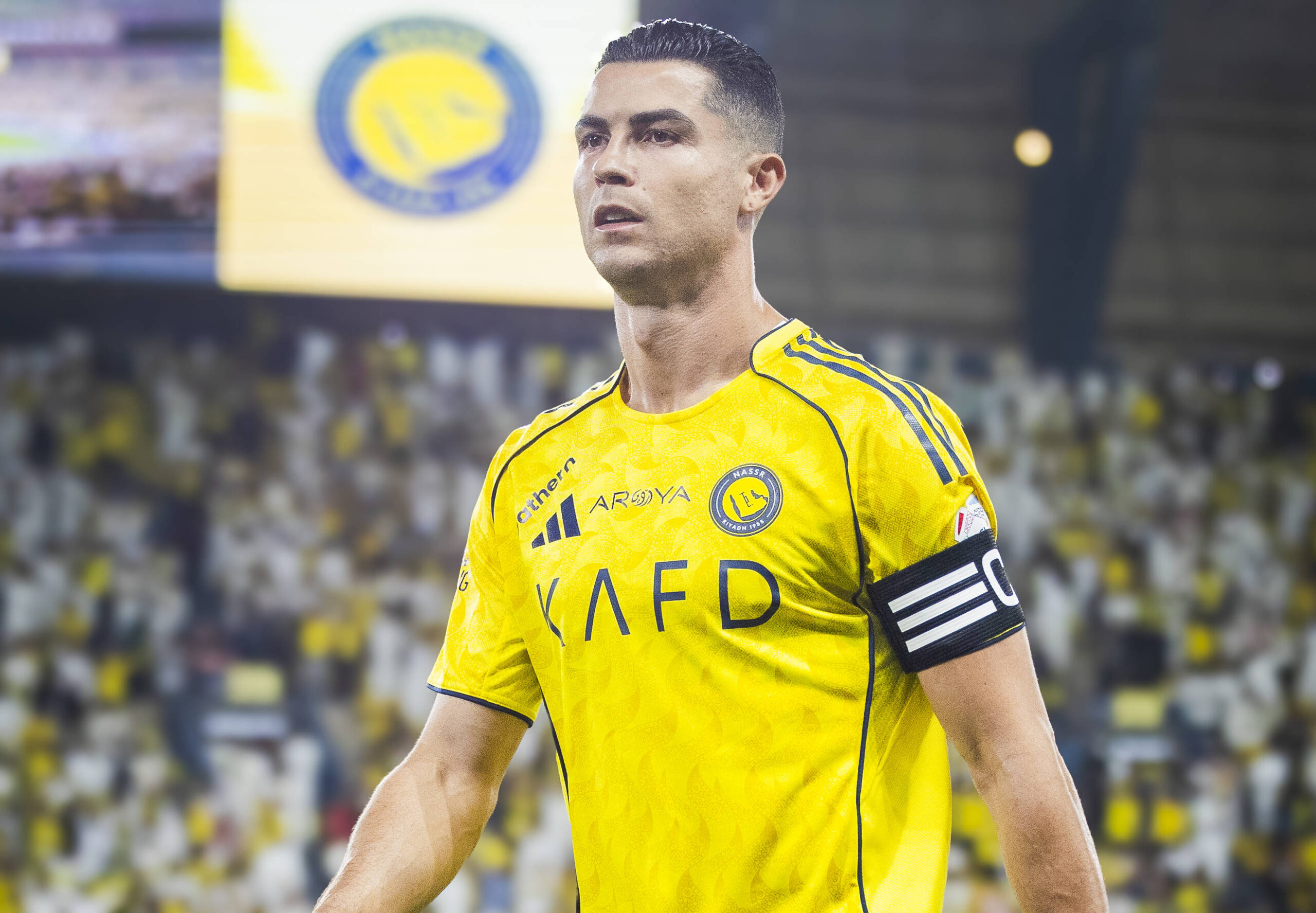 Cristiano Ronaldo in azione con l'Al Nassr
