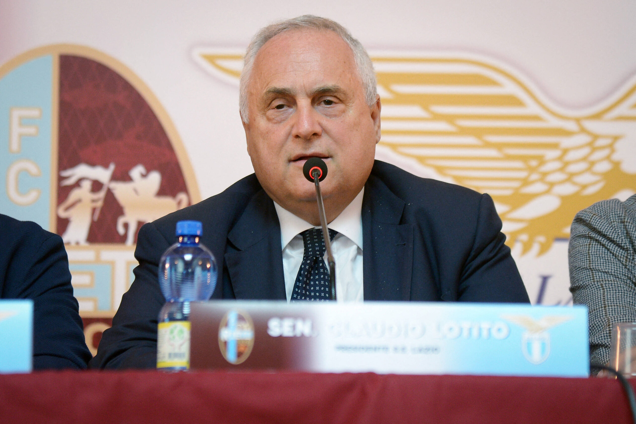 Claudio Lotito presidente della Lazio