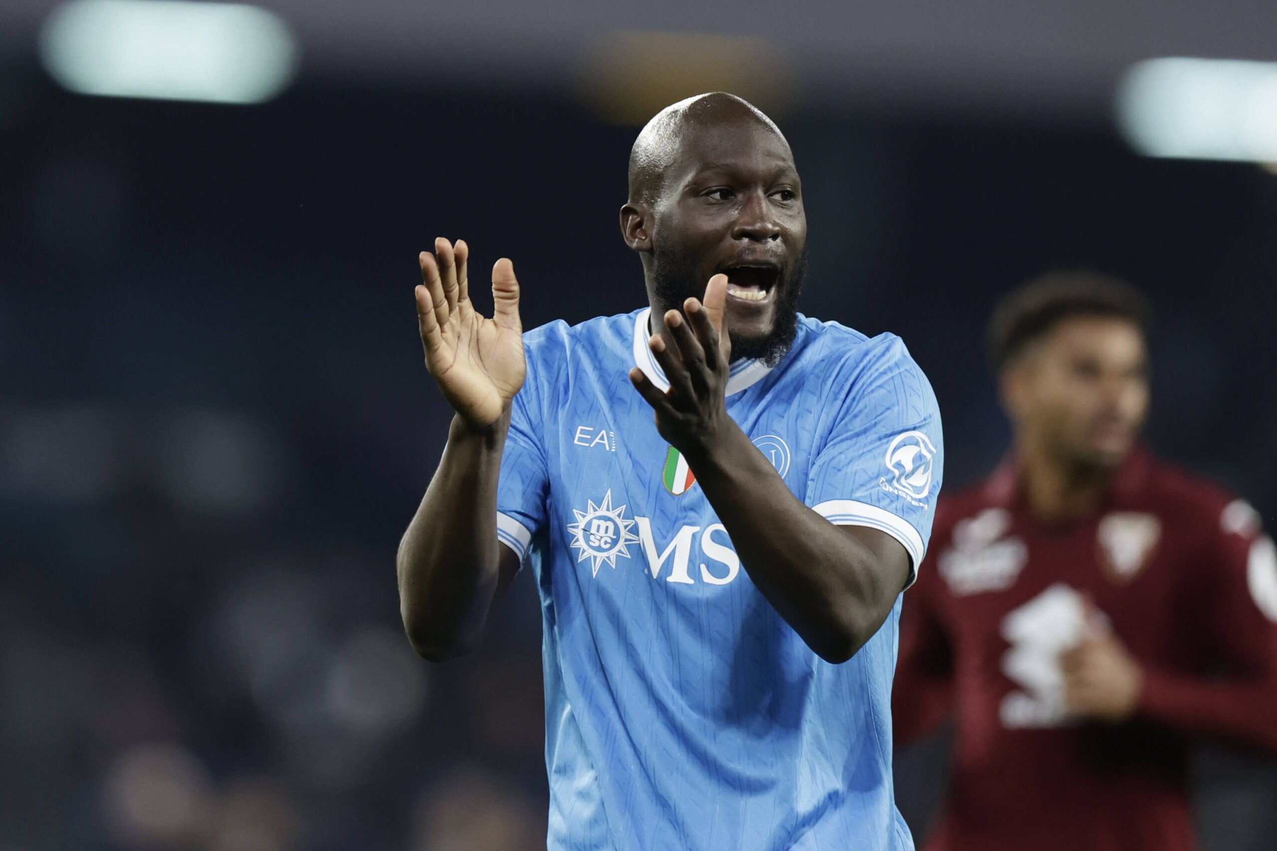 Lukaku durante Napoli-Torino