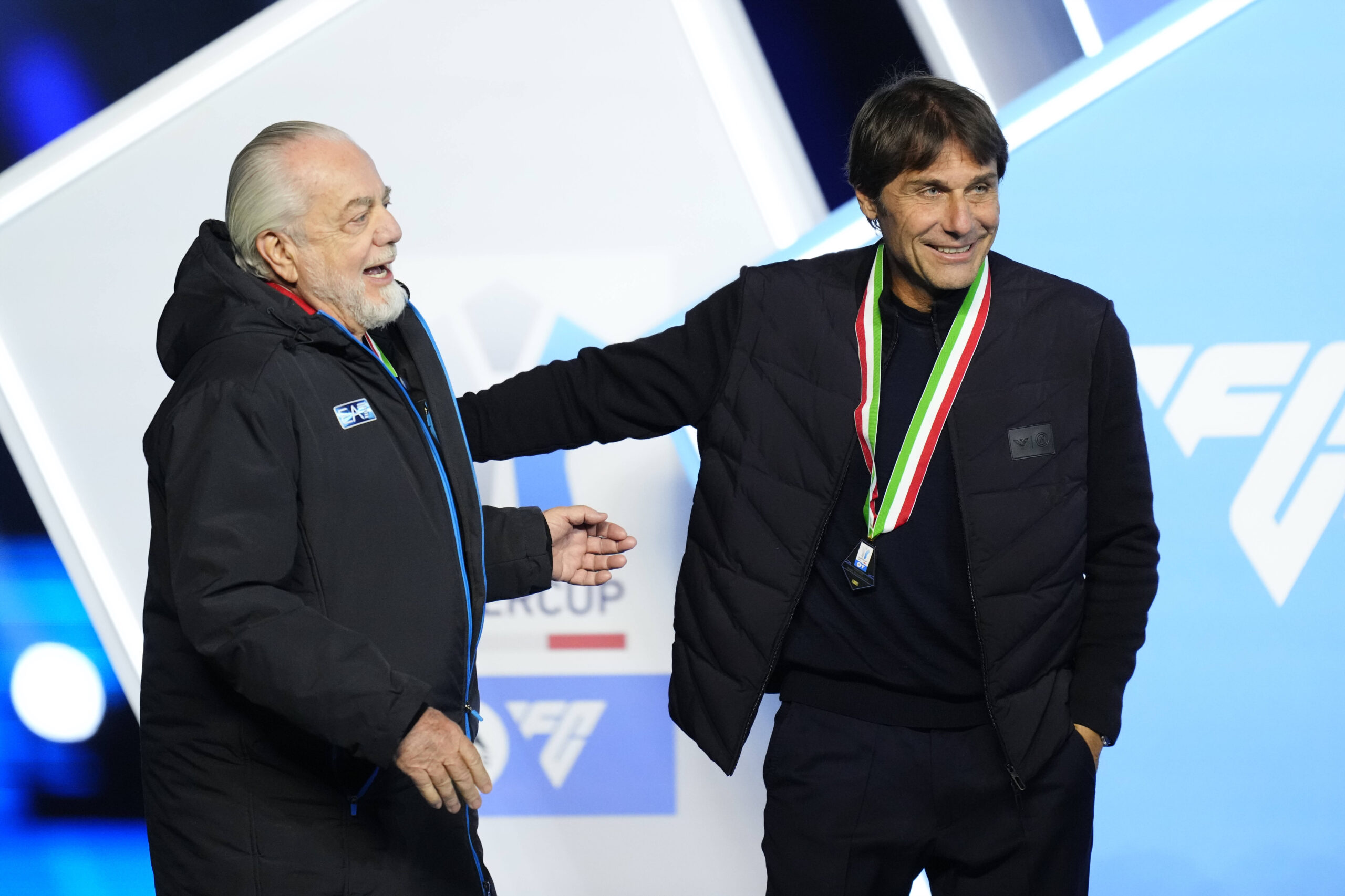 Conte e Aurelio De Laurentiis