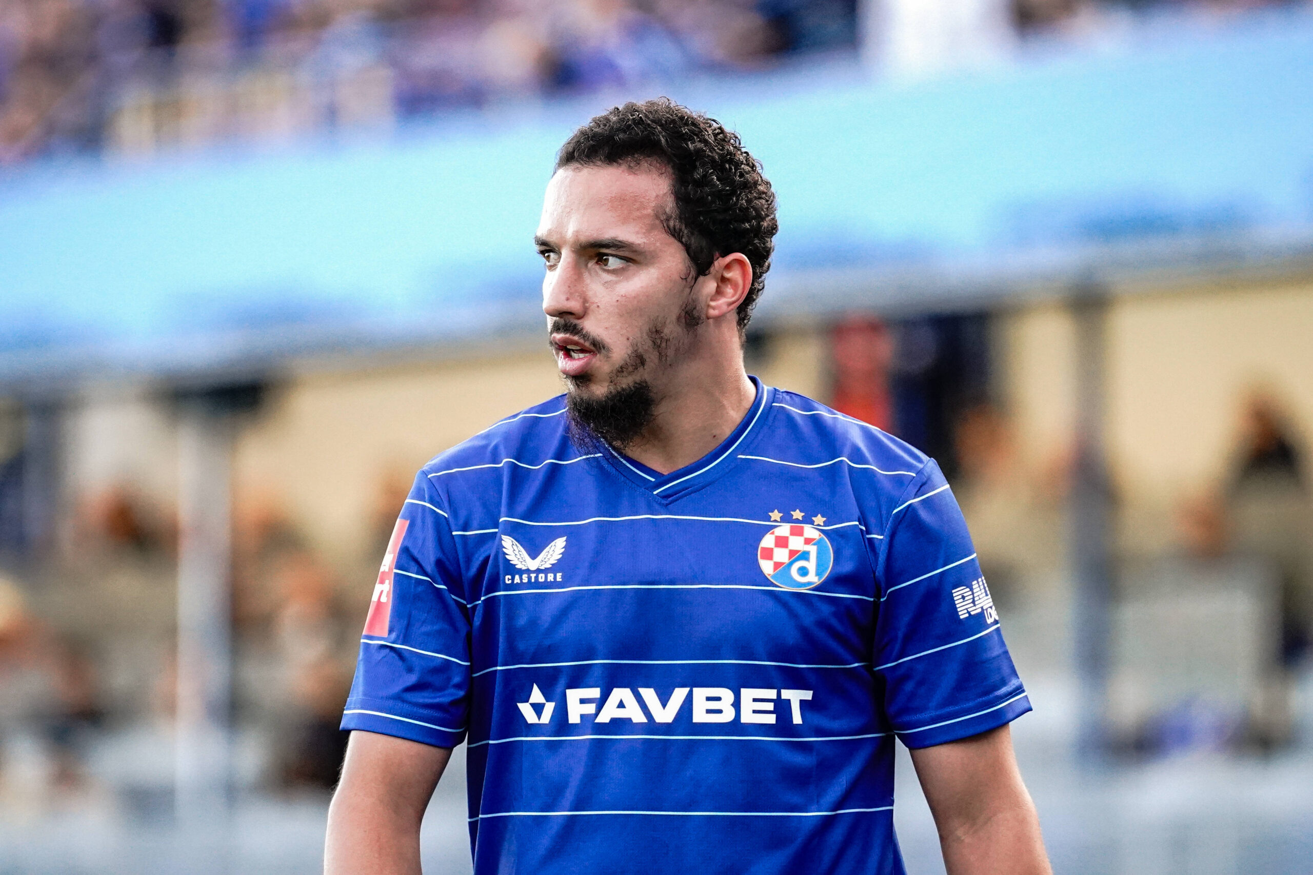 Ismael Bennacer con la maglia della Dinamo Zagabria