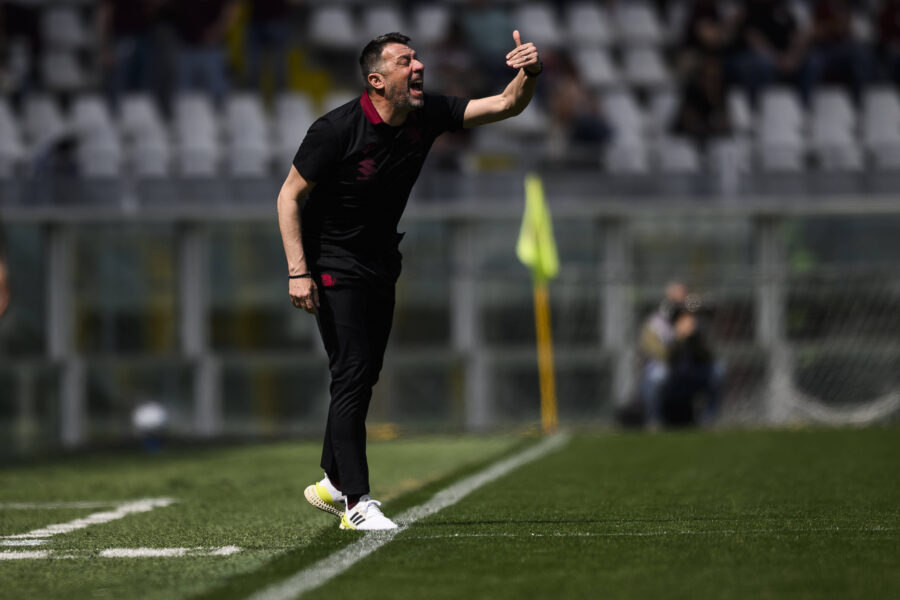 D'Aversa durante Torino-Verona