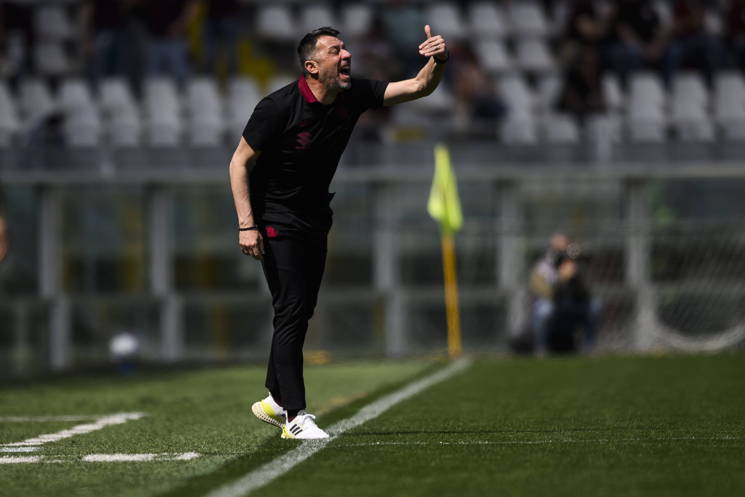 D'Aversa durante Torino-Verona