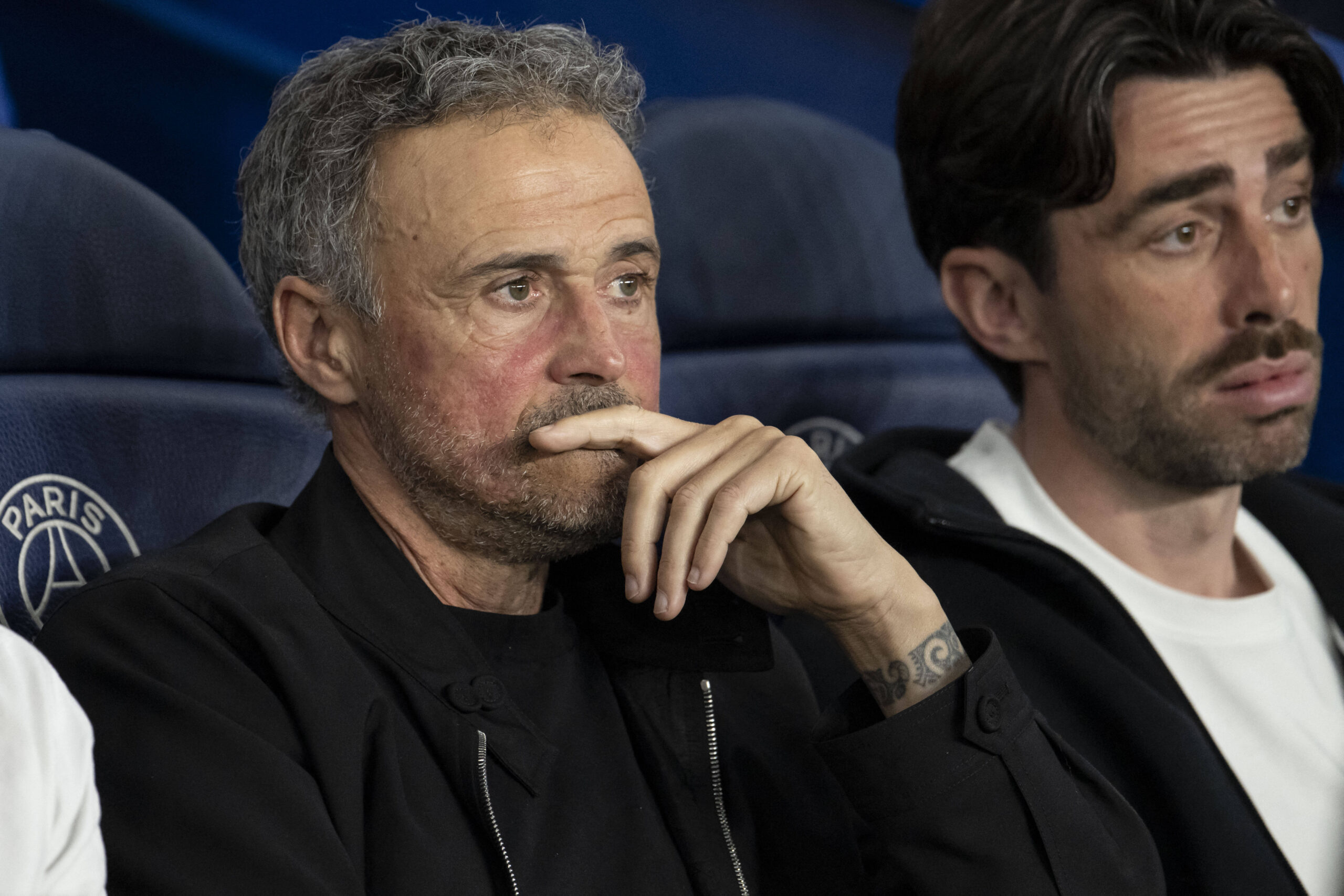 Luis Enrique durante PSG-Liverpool