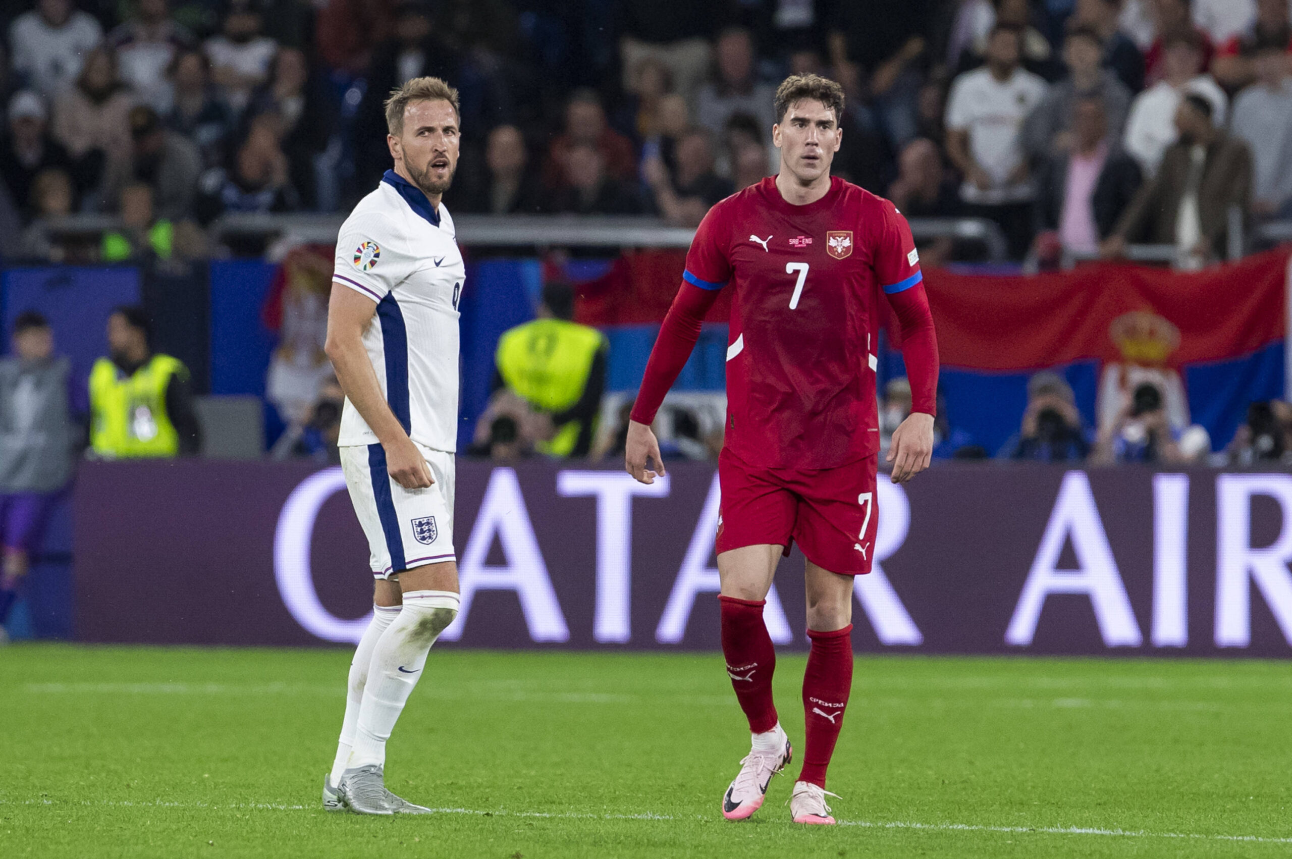 Kane e Vlahovic con le Nazionali