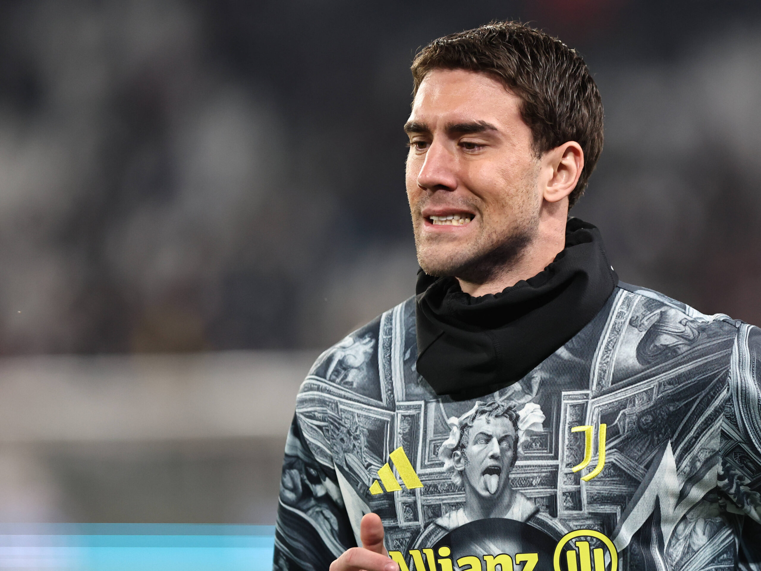 Dusan Vlahovic attaccante della Juventus