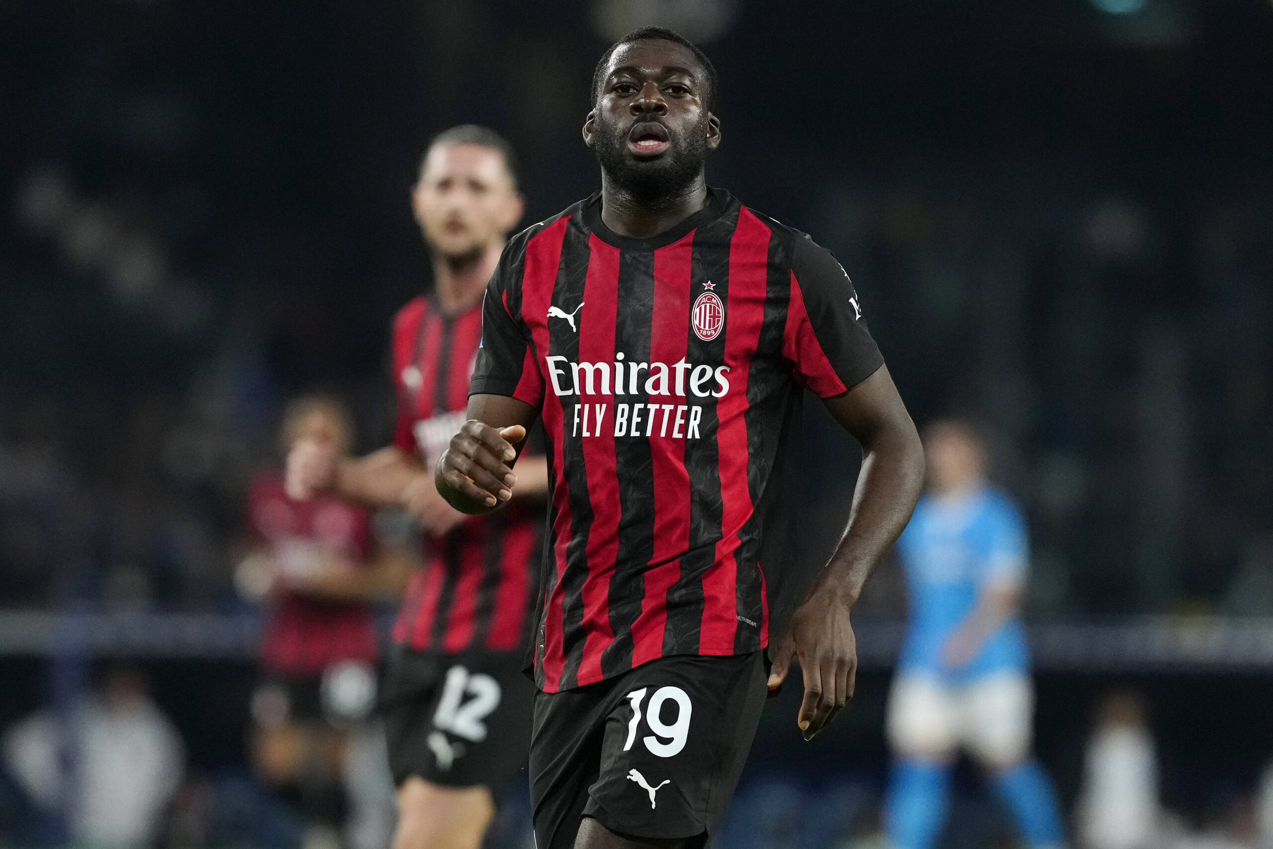 Fofana durante Napoli-Milan