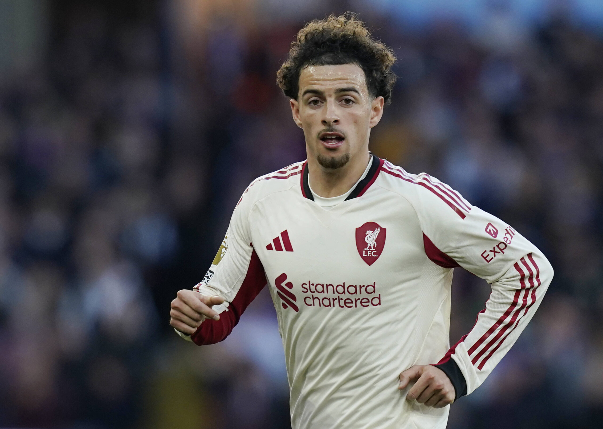 Curtis Jones, centrocampista del Liverpool