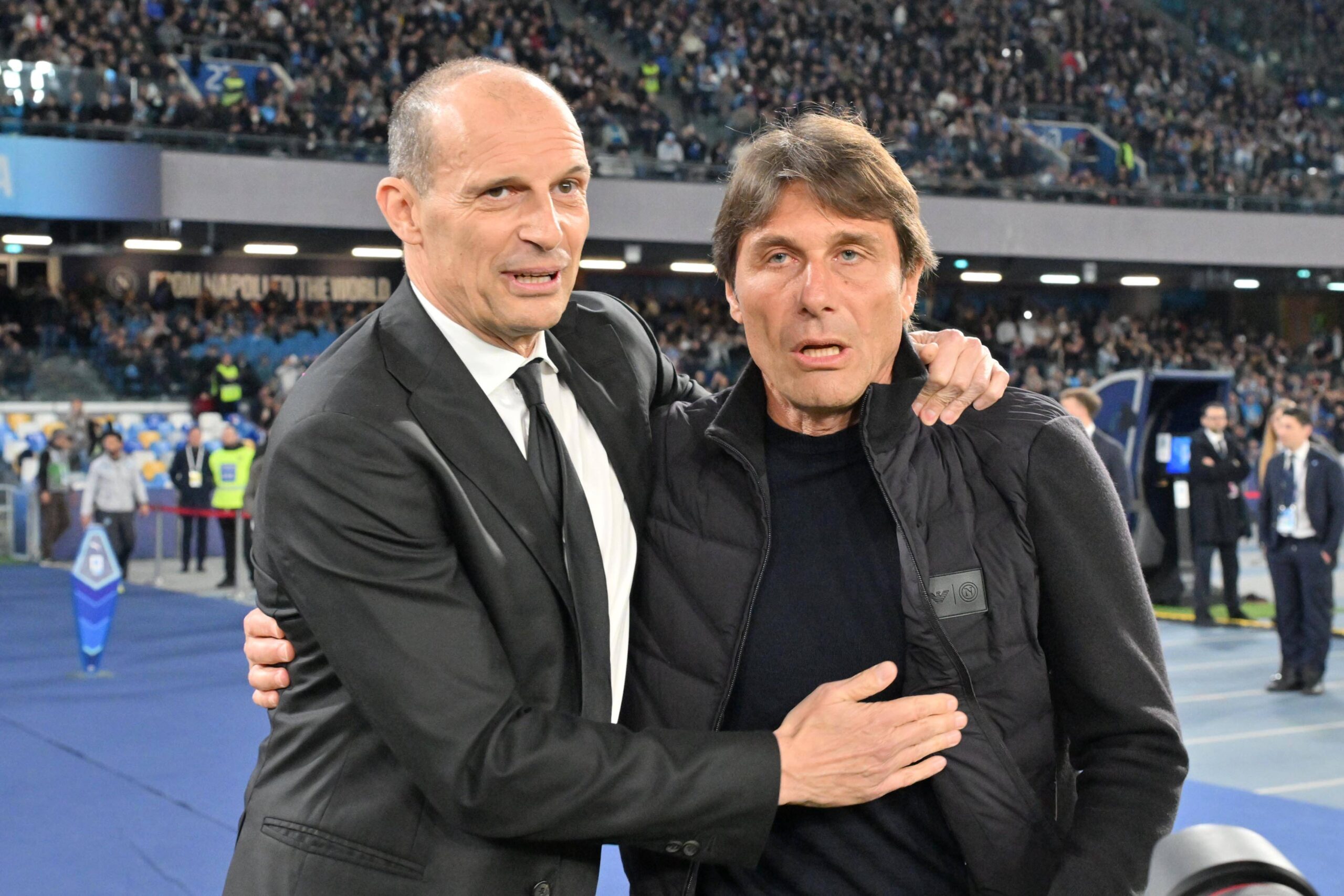 L'ultimo incrocio tra Allegri e Conte al Maradona