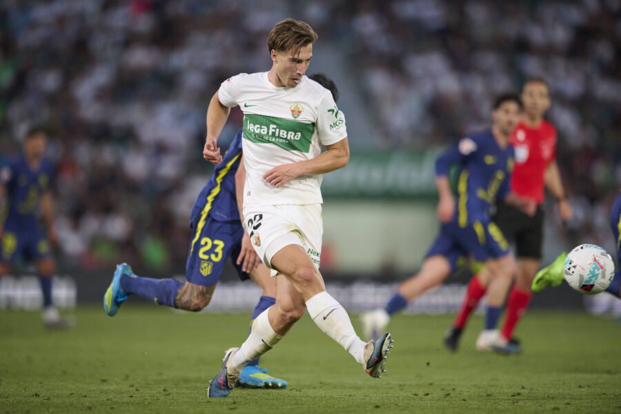 Affengruber. difensore dell'Elche