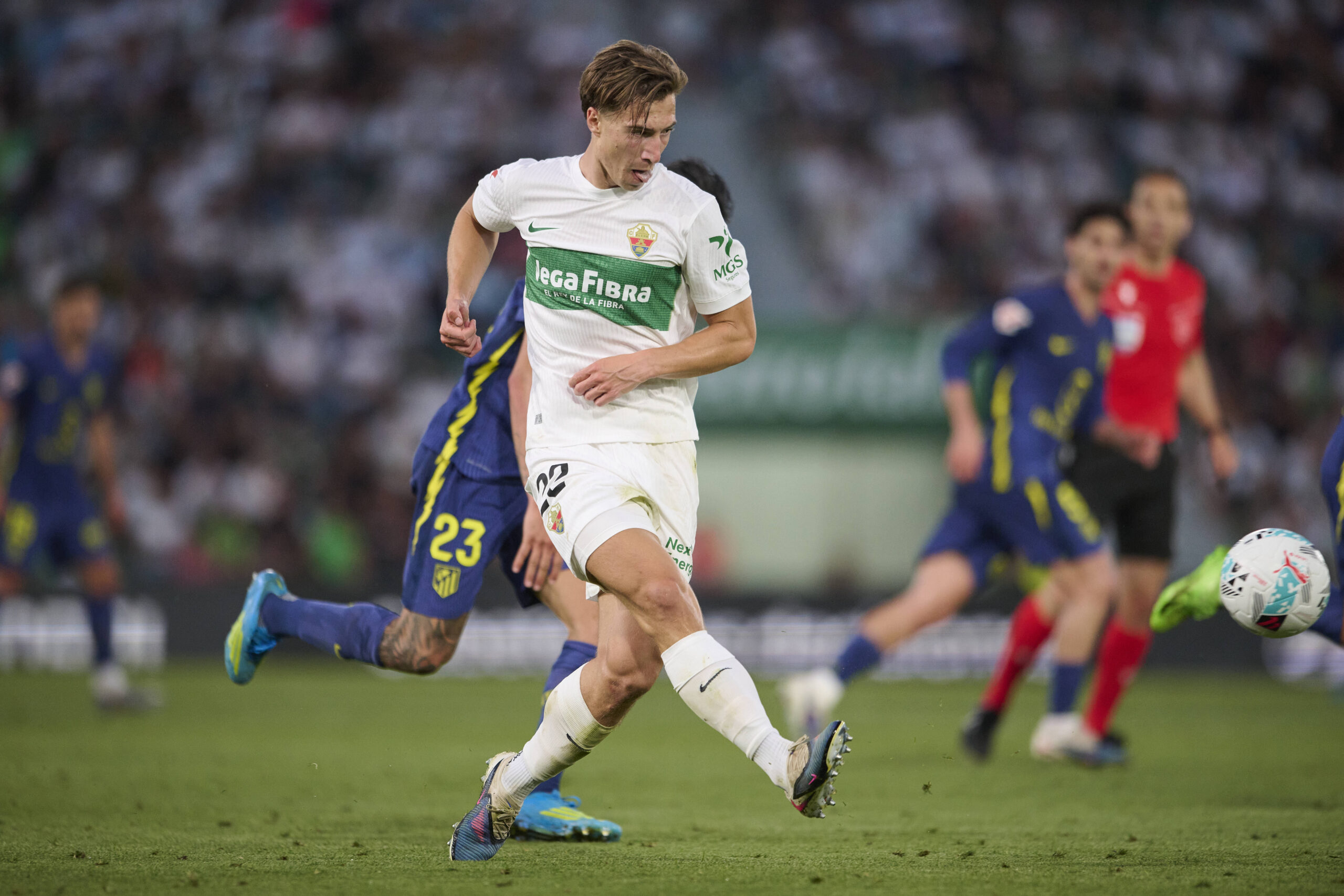 Affengruber. difensore dell'Elche