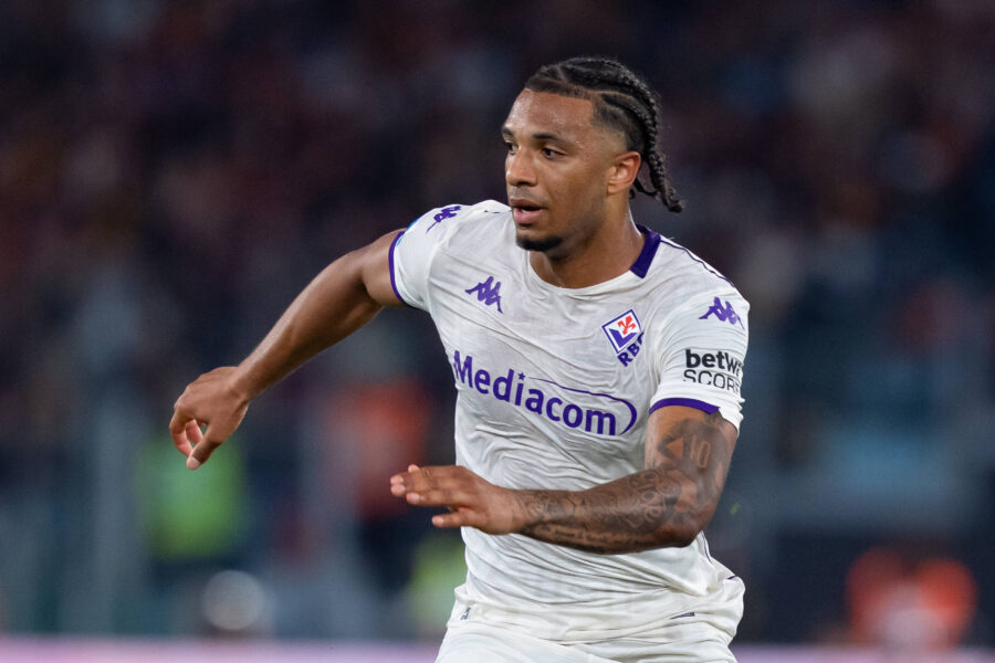 Ndour durante Roma-Fiorentina