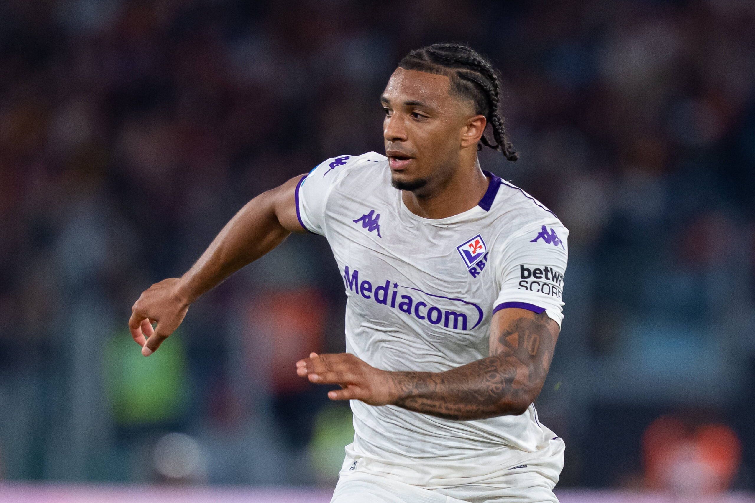 Ndour durante Roma-Fiorentina