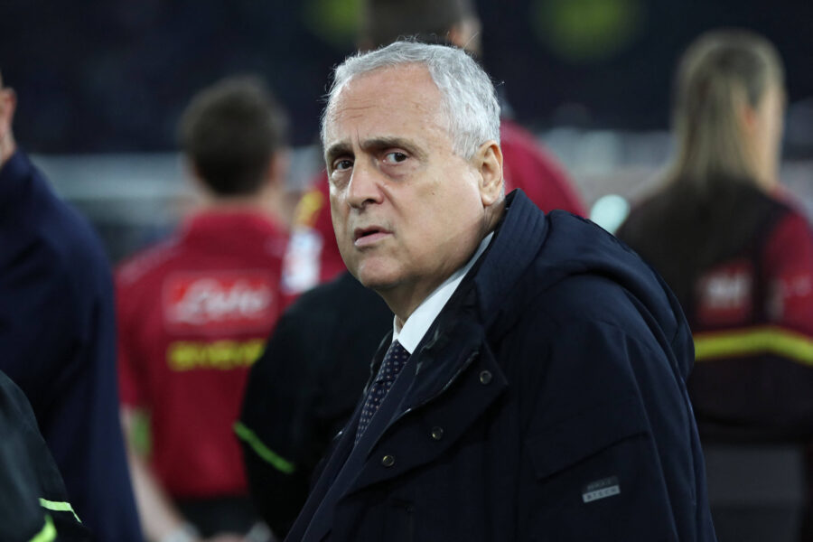 Claudio Lotito, presidente della Lazio