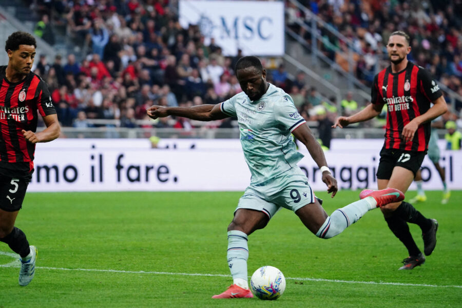 Davis in azione contro il Milan